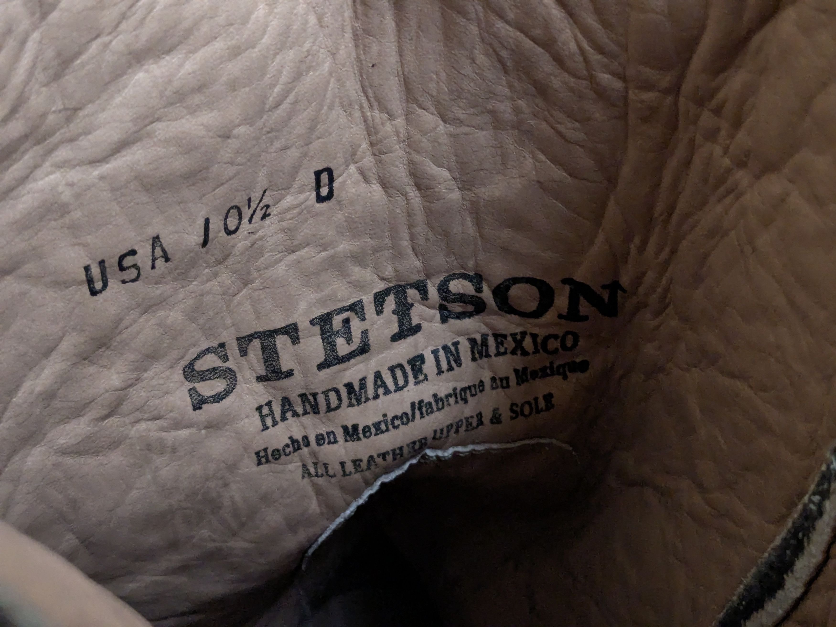 Stetson Stetson Cowboy Boots Brown Gray Eagle 10.5 Leather Size US 10.5 / EU 43-44 - 5 Thumbnail