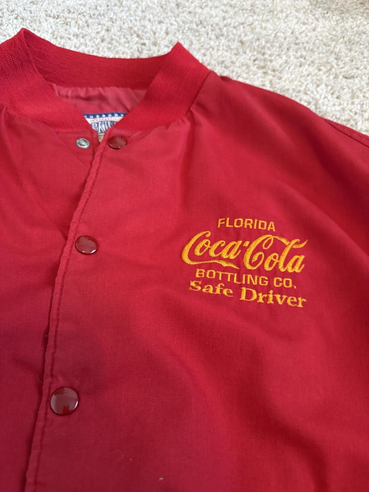 Designer Vintage 70s-80s Coca Cola Worker Bomber Jacket Size US M / EU 48-50 / 2 - 4 Thumbnail