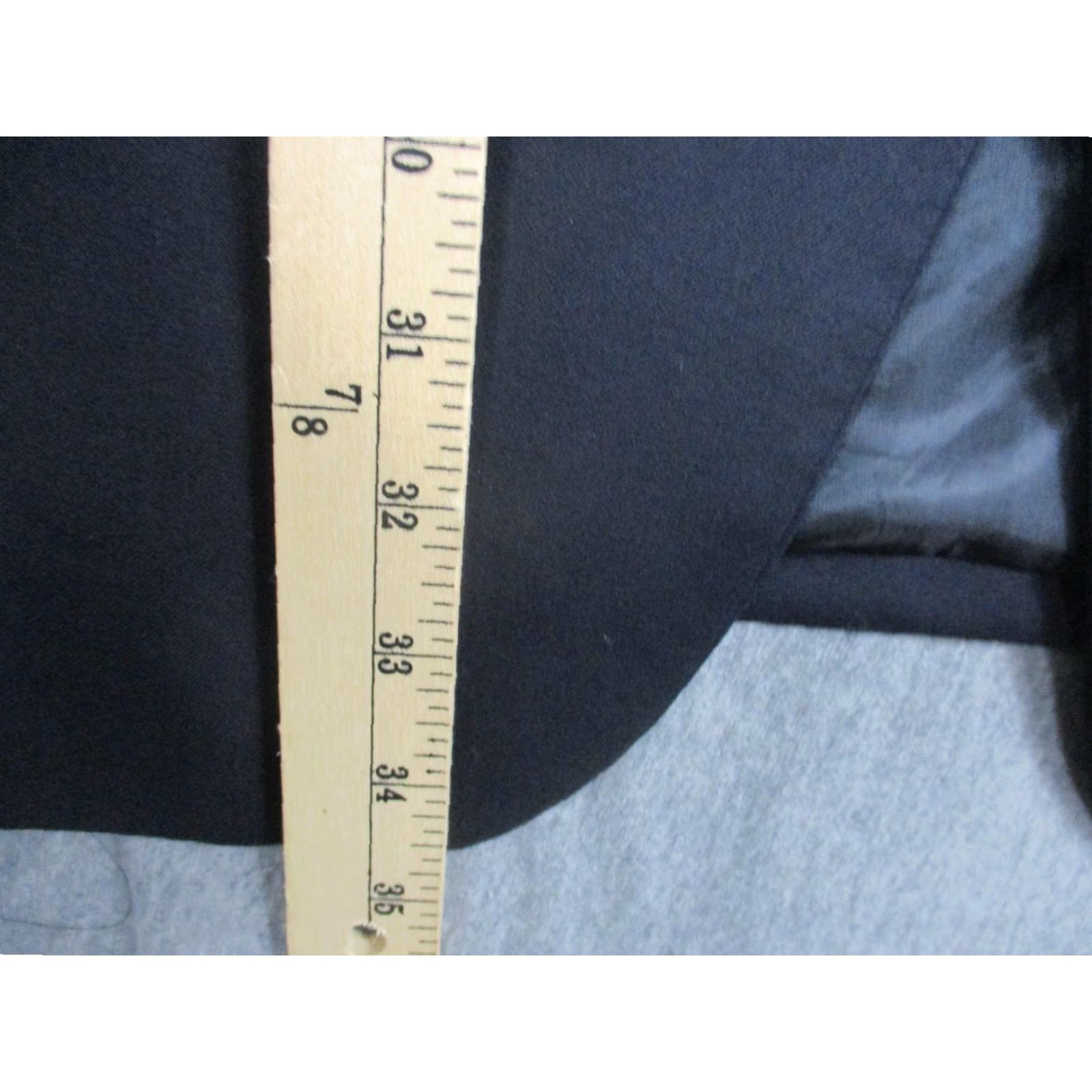 Brooks Brothers VINTAGE Brooks Brothers Blazer Mens 46 Long Wool Blue Notch Lapel 2 Button Classic Jacket - 346 Style Size 46R - 4 Thumbnail