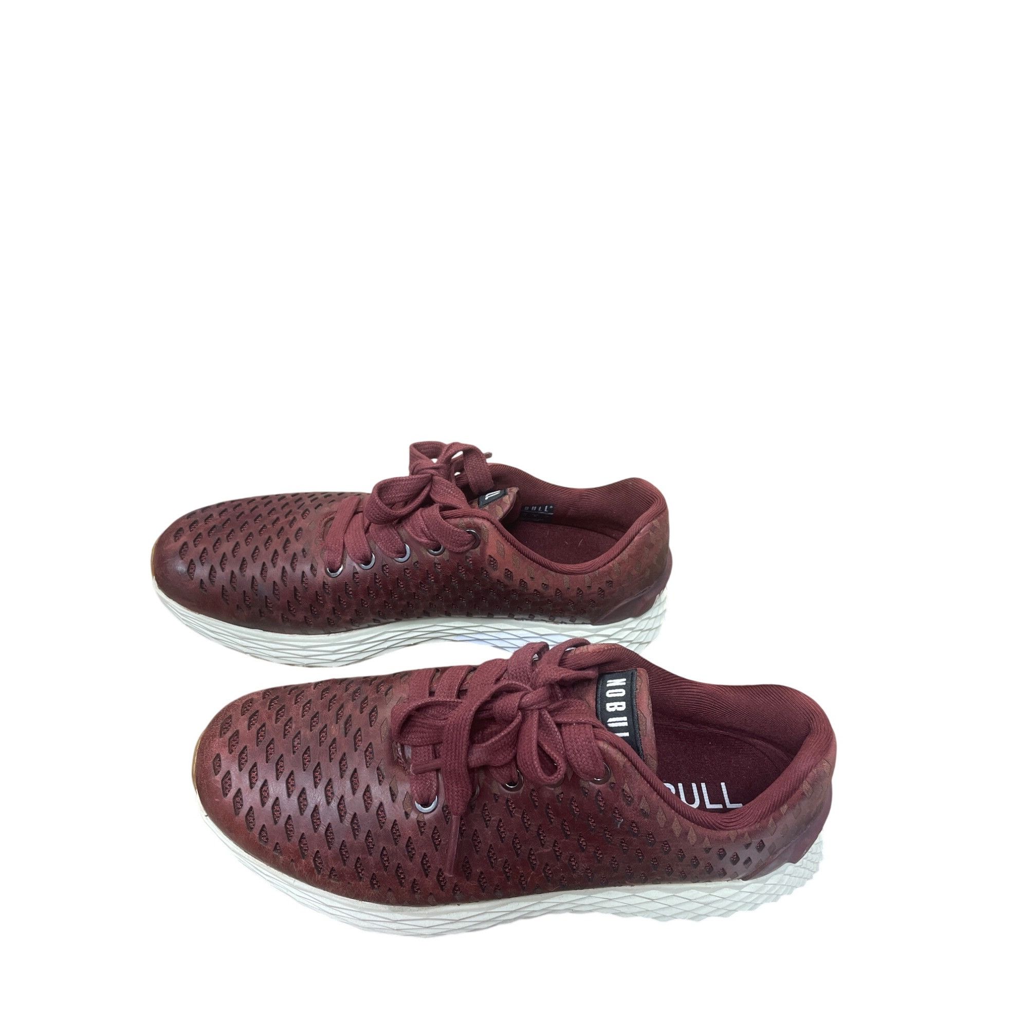 Other Nobull Mens Burgundy Knit perforated crossfit sneakers SZ 6 Size US 6.5 / EU 39-40 - 3 Thumbnail