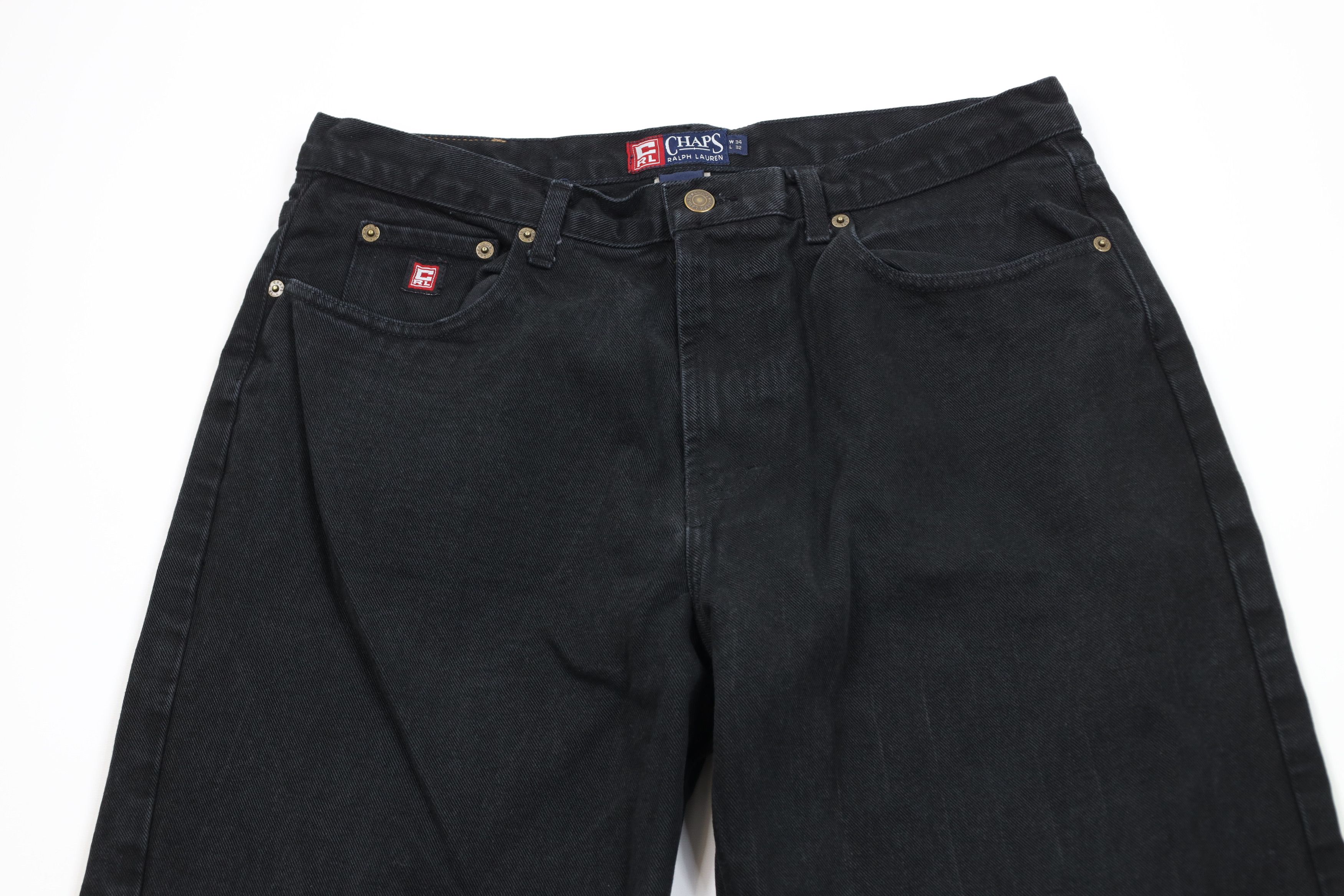 Ralph Lauren Vintage 90s Chaps Ralph Lauren Fit Wide Leg Denim Jeans Size US 34 / EU 50 - 2 Thumbnail