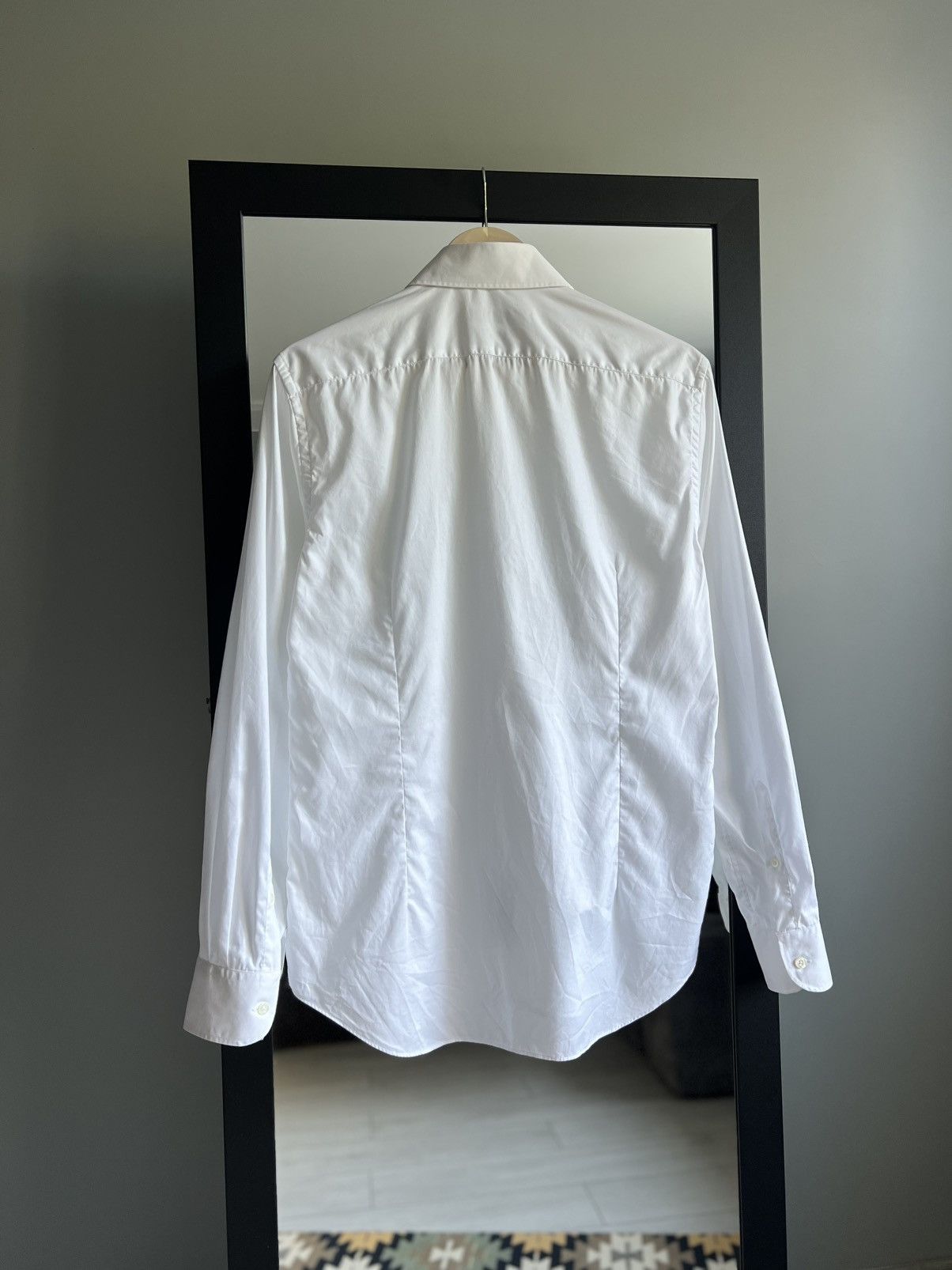 Corneliani Corneliani Luxury White Button Up Shirt Size US M / EU 48-50 / 2 - 9 Thumbnail