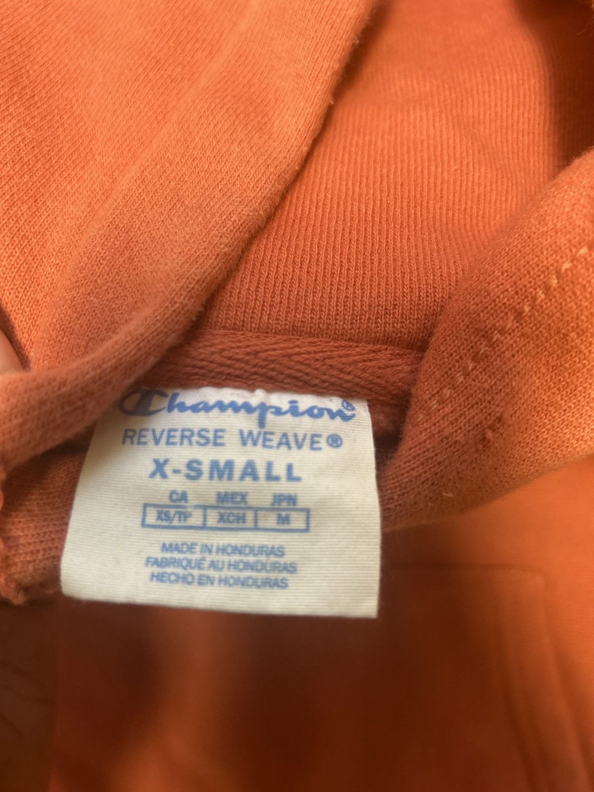 Champion Distressed Vintage Reverse Weave Champion Hoodie Size US XS / EU 42 / 0 - 4 Thumbnail