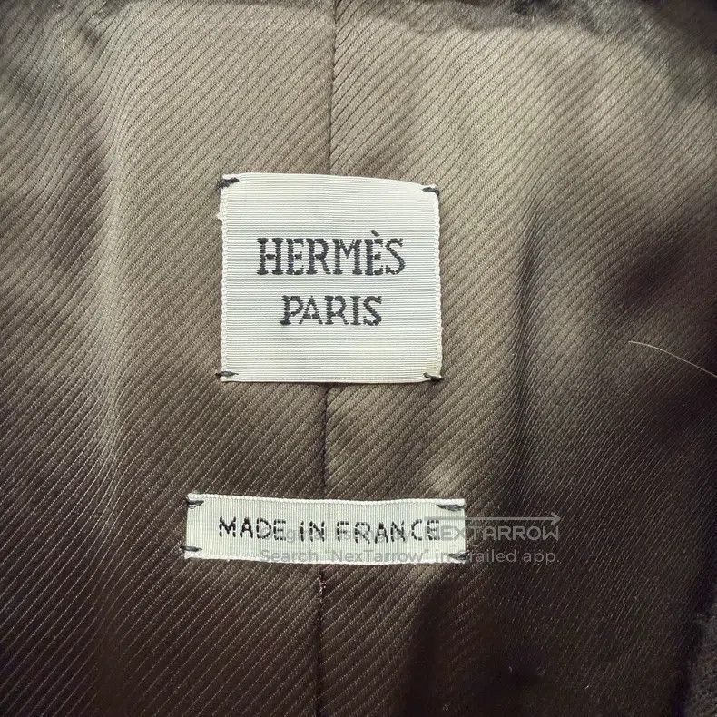 Hermes Hermes Wool Blended Lining Silk Blended Fabric Suit Jacket Size XS / US 0-2 / IT 36-38 - 4 Thumbnail
