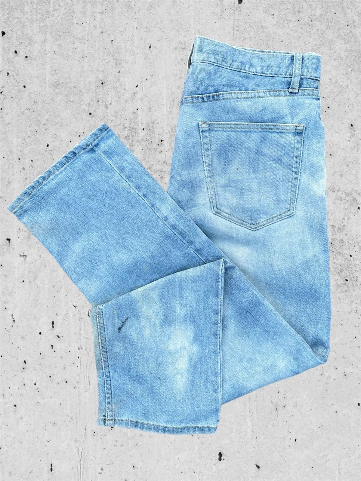 Japanese Brand 🔥 Japanese Brands Light Blue Distressed Denim W33🔥 Size US 33 - 12 Thumbnail