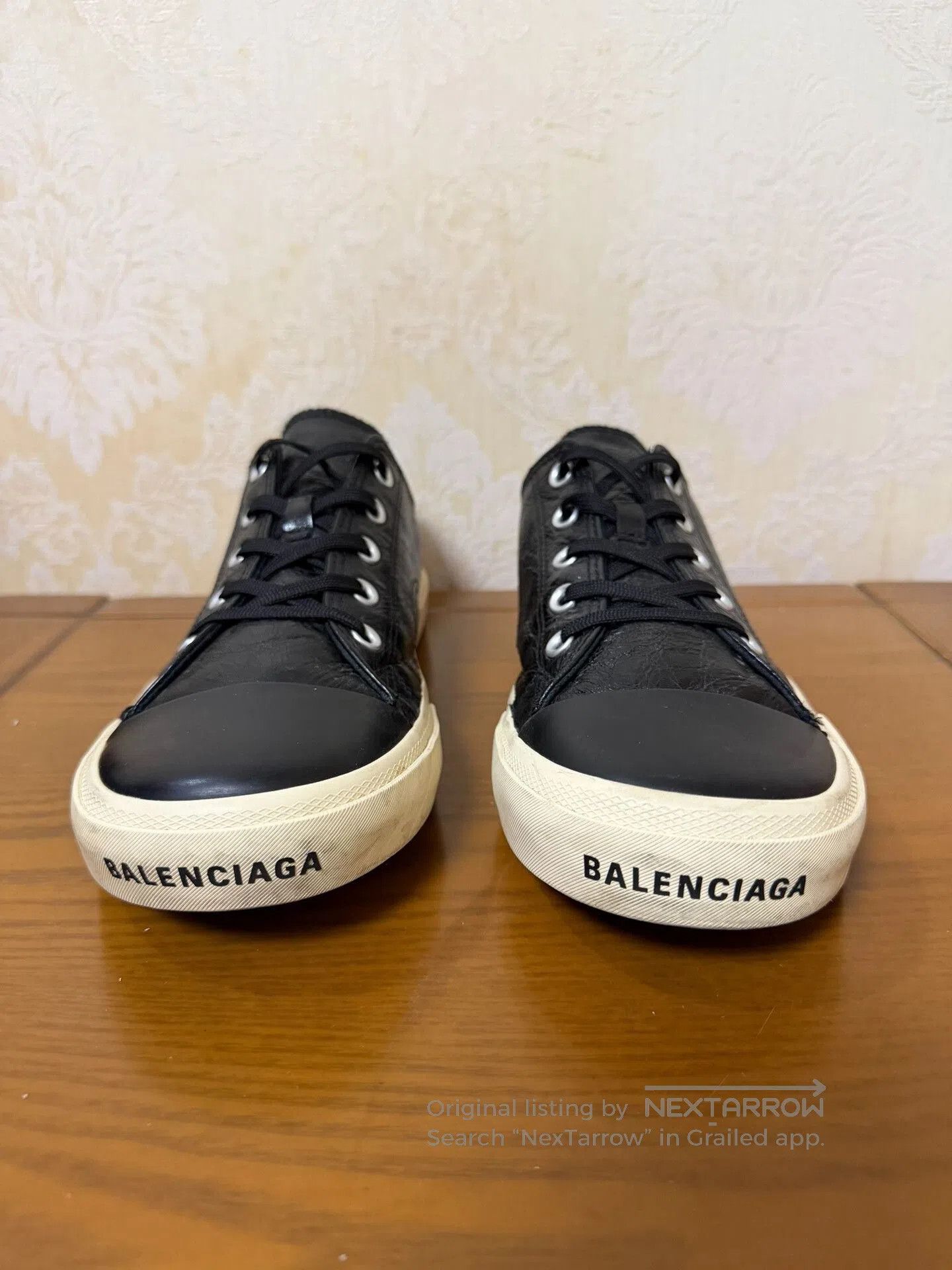 Balenciaga Balenciaga Paris Leather Sneakers. Size US 8 / EU 41 - 2 Thumbnail