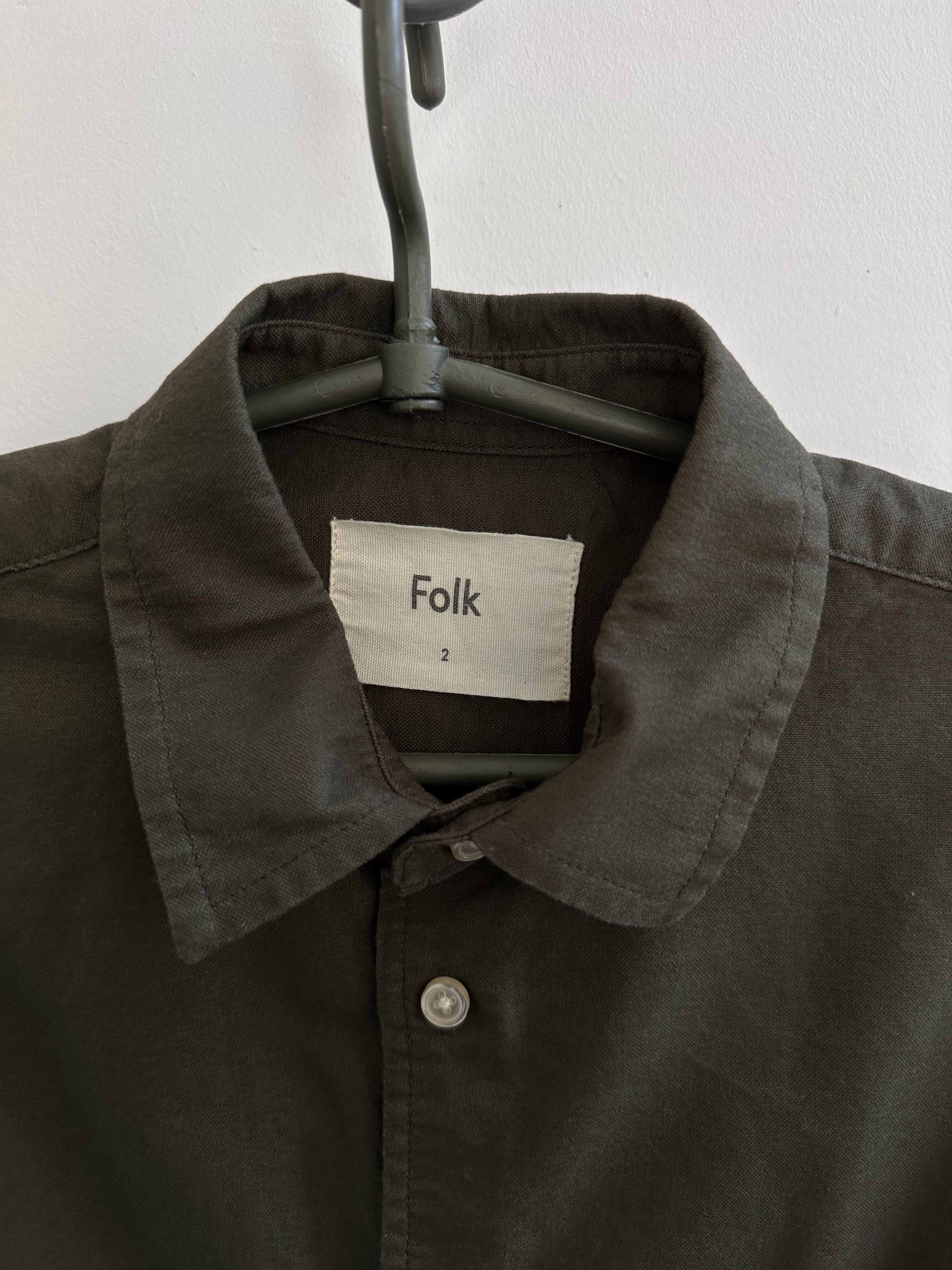 Folk Folk khaki green shirt Size US S / EU 44-46 / 1 - 4 Thumbnail