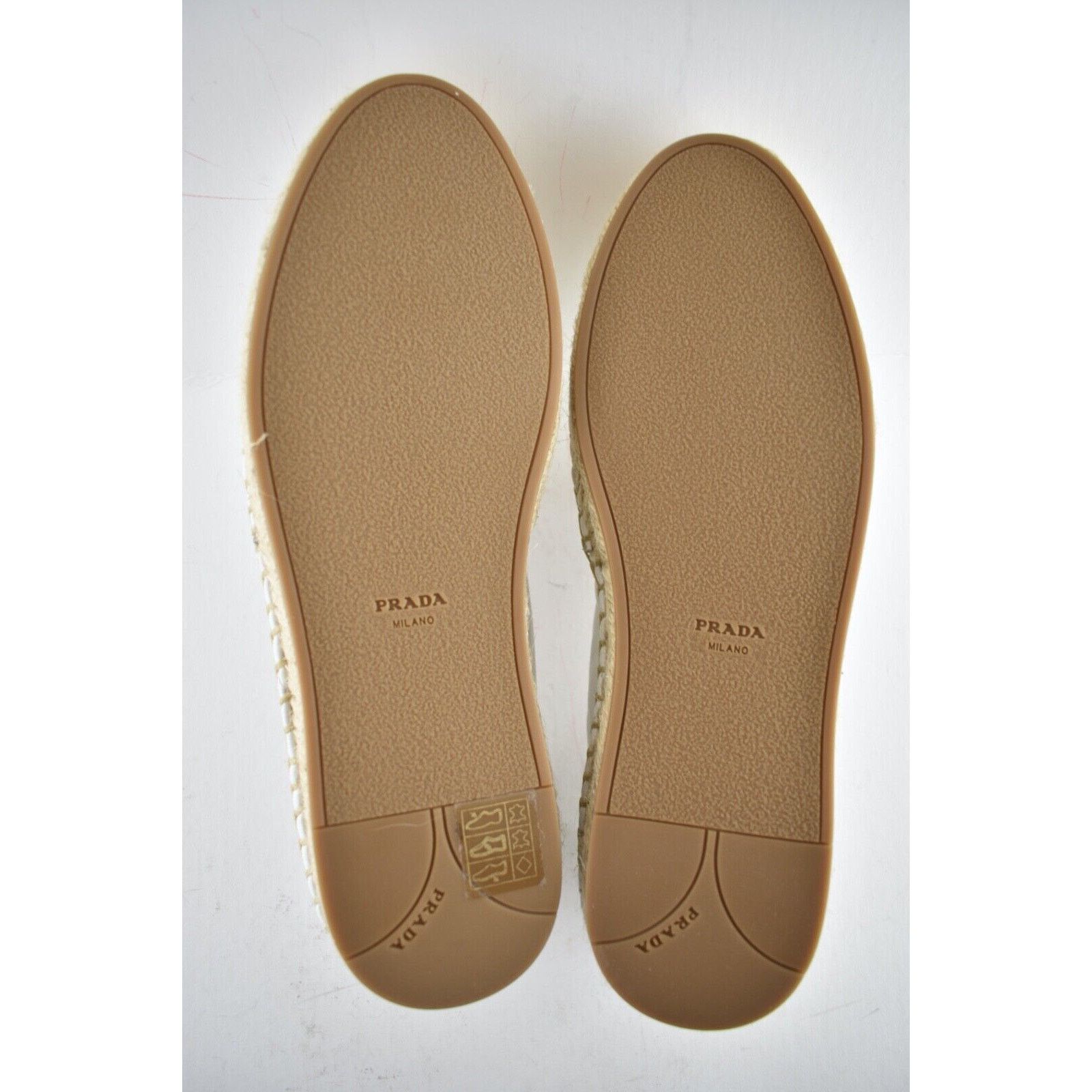Prada Prada Bianco White Nappa Leather Tonal Logo Slip On Size US 7.5 / IT 37.5 - 12 Thumbnail