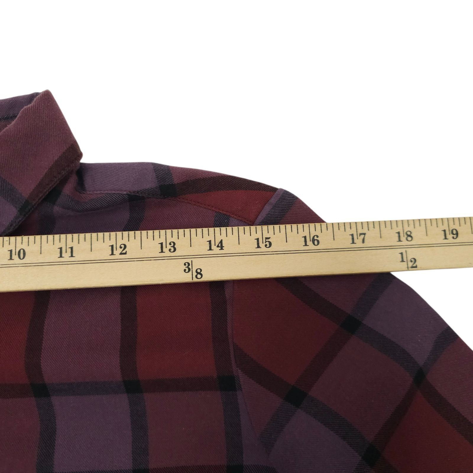 Kuhl Kuhl Plaid Pullover Button Shirt Women S Burgundy Purple Size S / US 4 / IT 40 - 16 Thumbnail