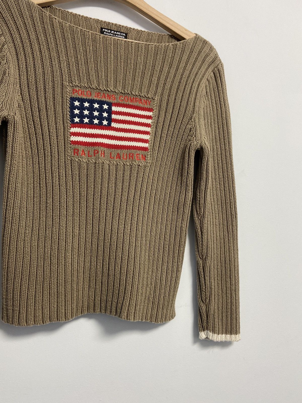 Vintage Polo jeans company Ralph Lauren Vintage Sweater Size L / US 10 / IT 46 - 2 Thumbnail