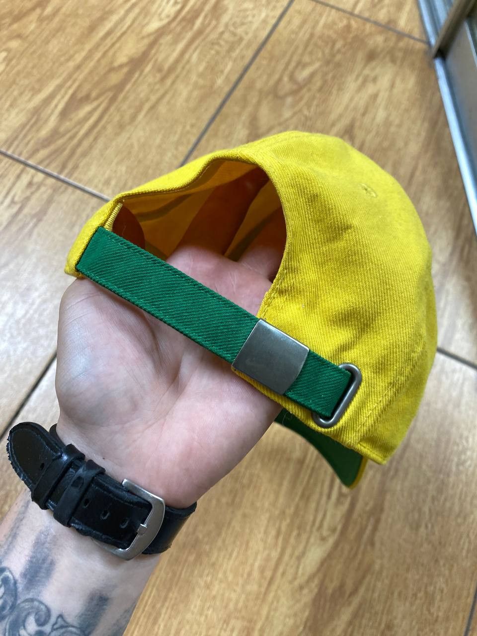 Nike Hats Vintage yellow Cap Nike big logo CBF Y2K streetwear Size ONE SIZE - 7 Thumbnail