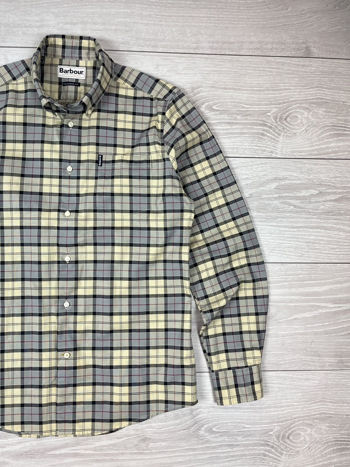 Barbour Barbour Tartan 6 Tailored Flannel Checkered Shirt Size US M / EU 48-50 / 2 - 3 Thumbnail