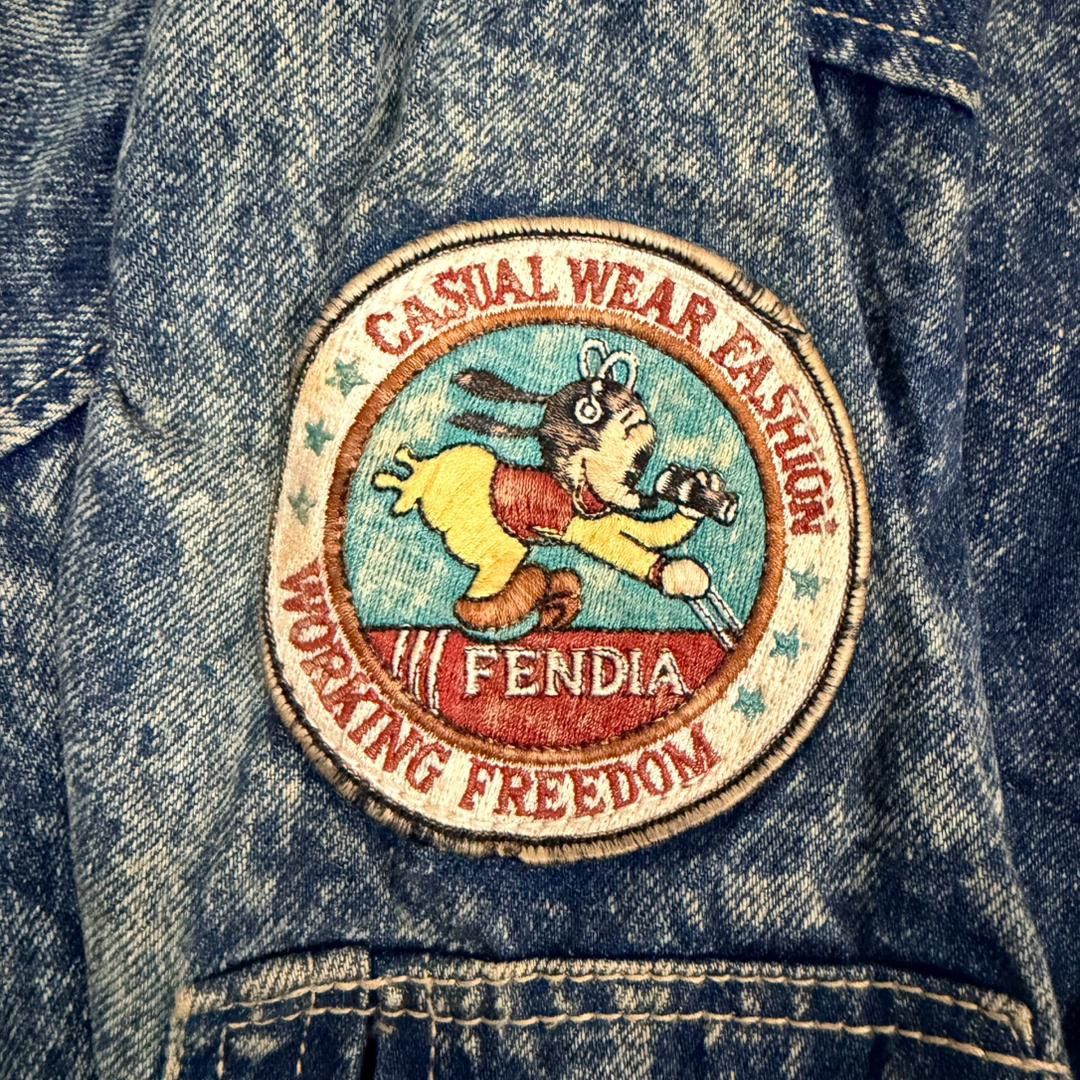 Vintage US AIR FORCE Denime Vintage Jacket Size US L / EU 52-54 / 3 - 10 Thumbnail