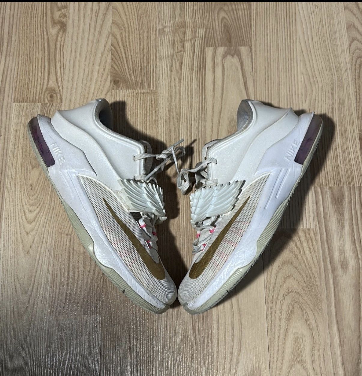 Nike Nike KD 7 “Aunt Pearl” – White/Pink – Size 7 Size US 7 / EU 40 - 1 Thumbnail