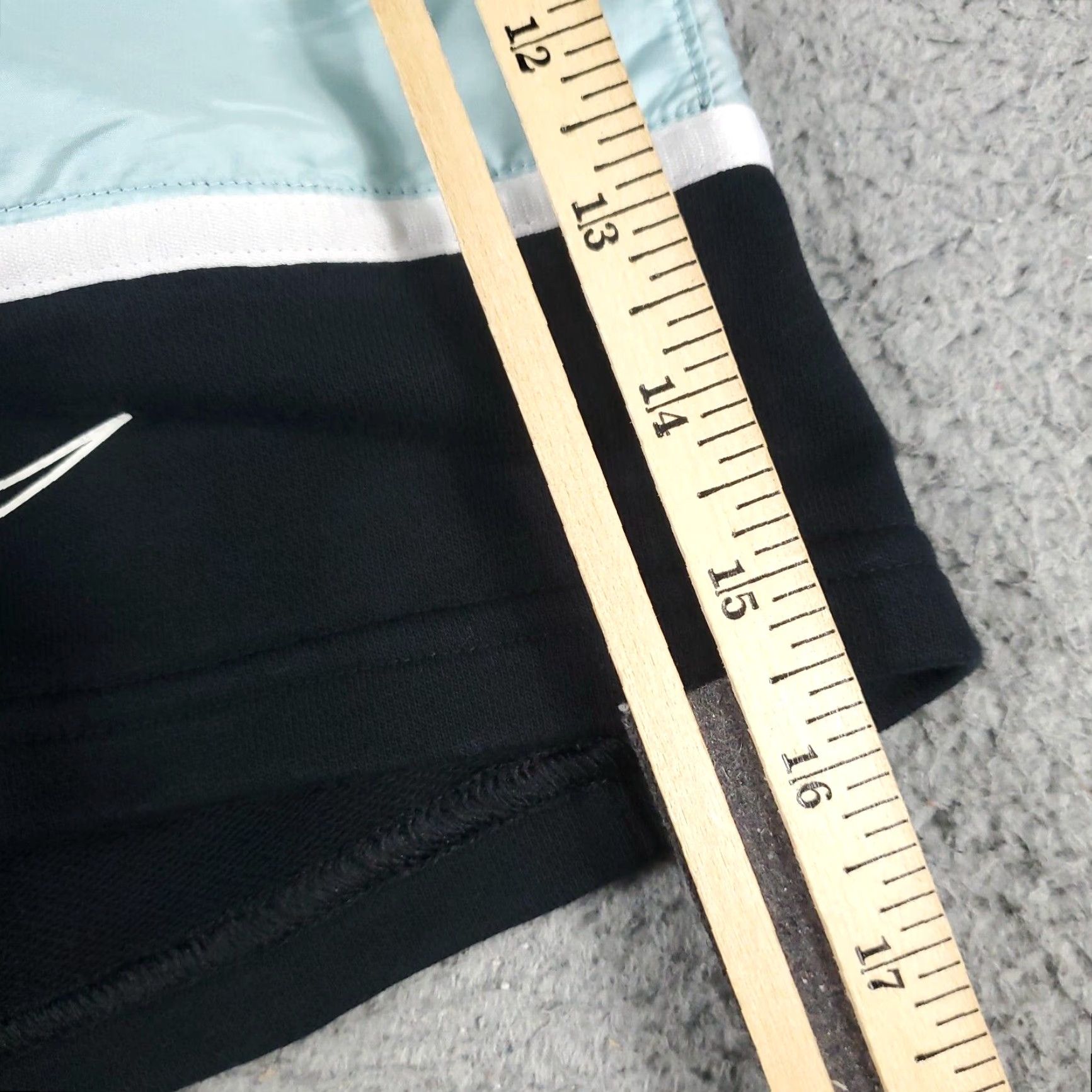 Nike Nike Shorts Women Medium Black Blue Swoosh Dri Fit Track Running Active Ladies Size 32" / US 10 / IT 46 - 5 Thumbnail