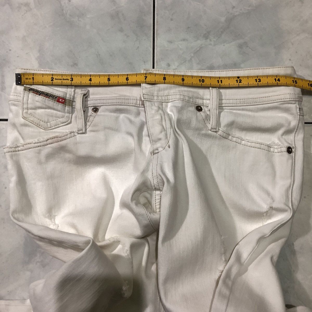 Diesel Diesel Made In Italy Distressed Denim Strech Skinny Jeans Size 26" / US 2 / IT 38 - 24 Thumbnail