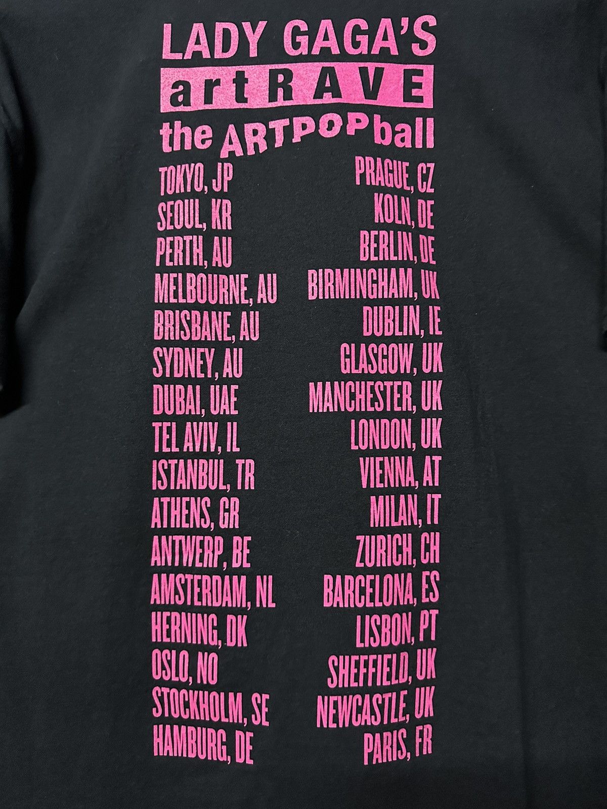 Band Tees × Vintage Vintage Lady Gaga’s Tour Faded Tee Size US L / EU 52-54 / 3 - 8 Thumbnail