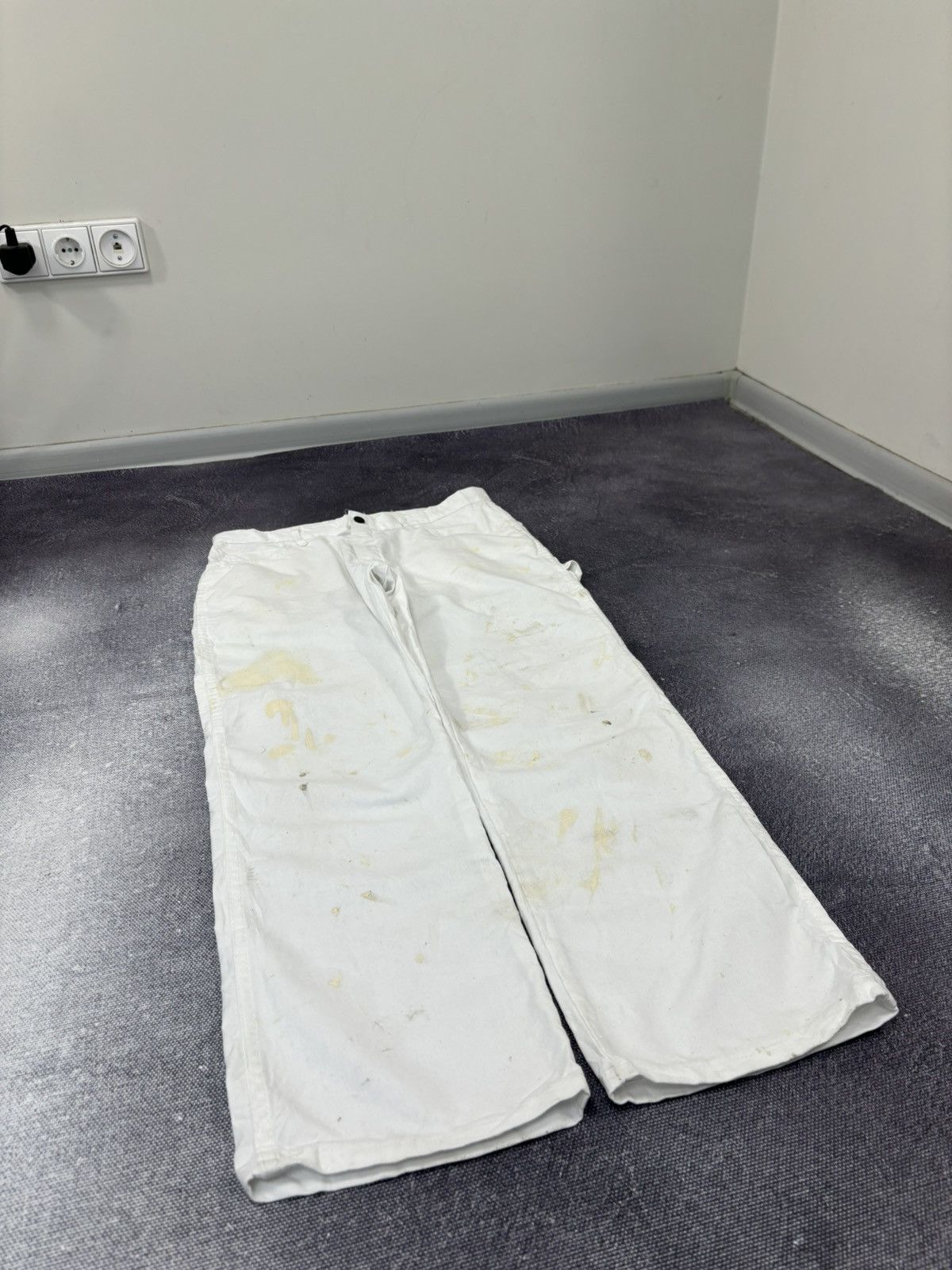 Dickies Vintage Dickies Workwear White Hype Baggy Carpenter Pants Size US 32 / EU 48 - 9 Thumbnail
