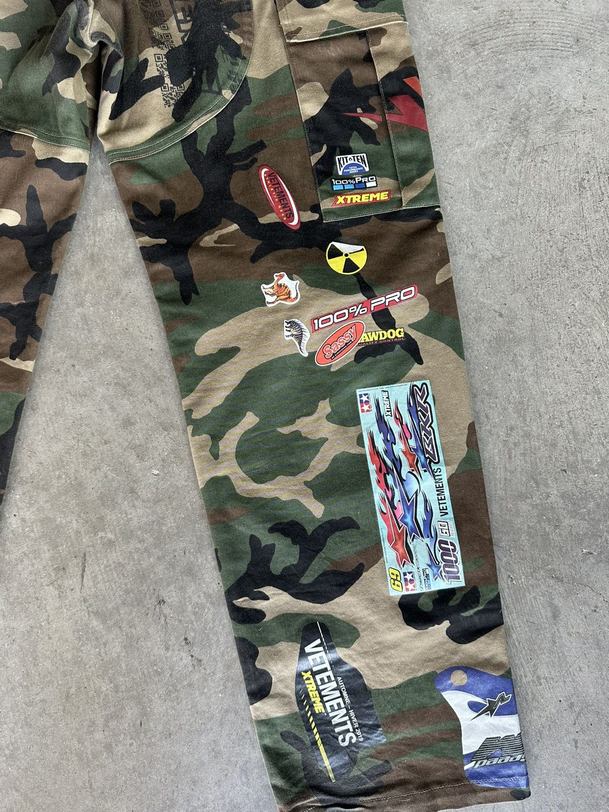Vetements 2019 Vetements Camo Sticker Pants Size US 32 / EU 48 - 10 Thumbnail