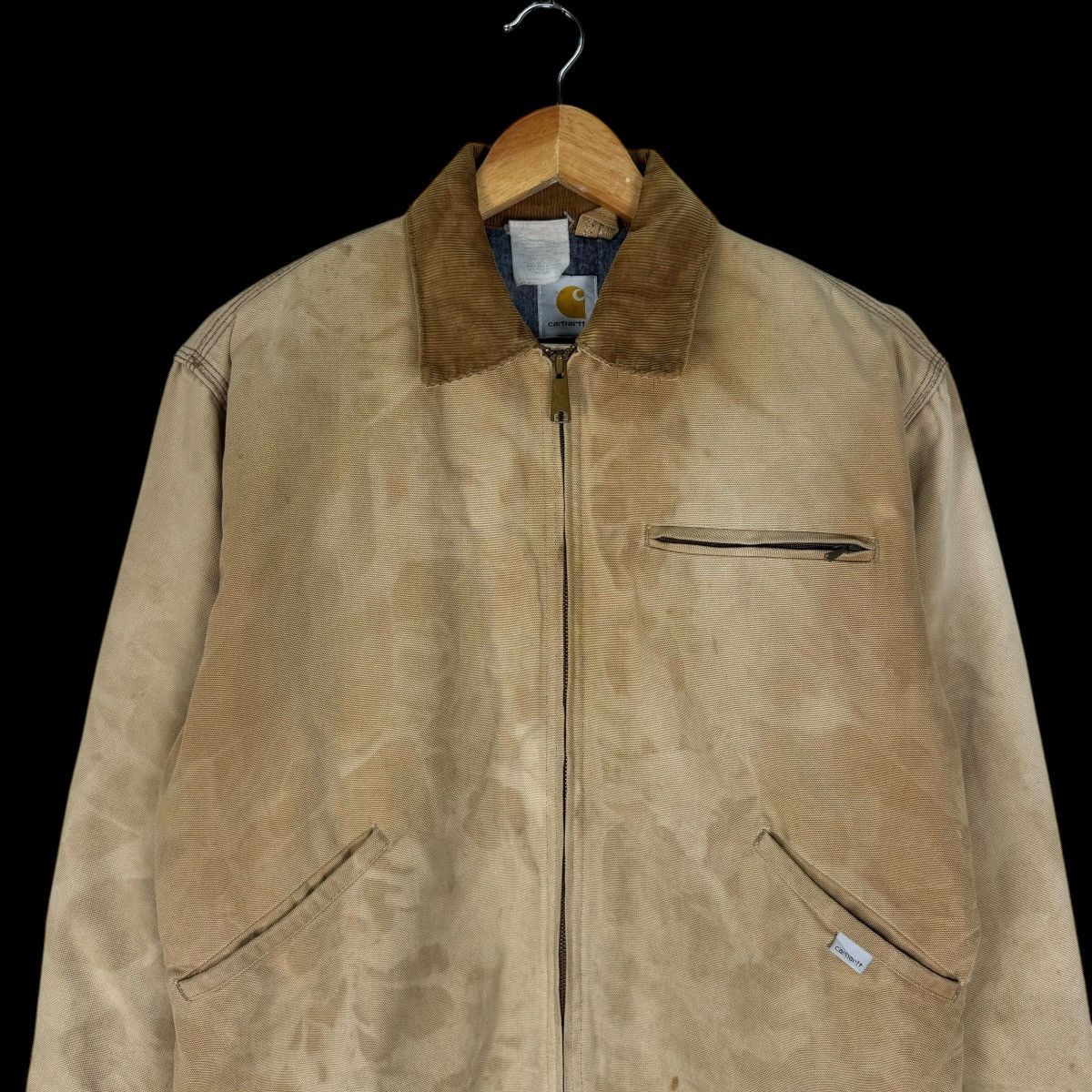 Carhartt × Carhartt Wip × Vintage ☀️80s CARHARTT DETROIT SUN FADED WORKWEAR BUTTON JACKET Size US S / EU 44-46 / 1 - 3 Thumbnail