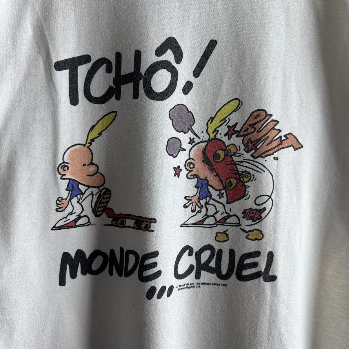 Band Tees 1999 Titeuf Vintage Men's T-shirt Size US XL / EU 56 / 4 - 2 Thumbnail