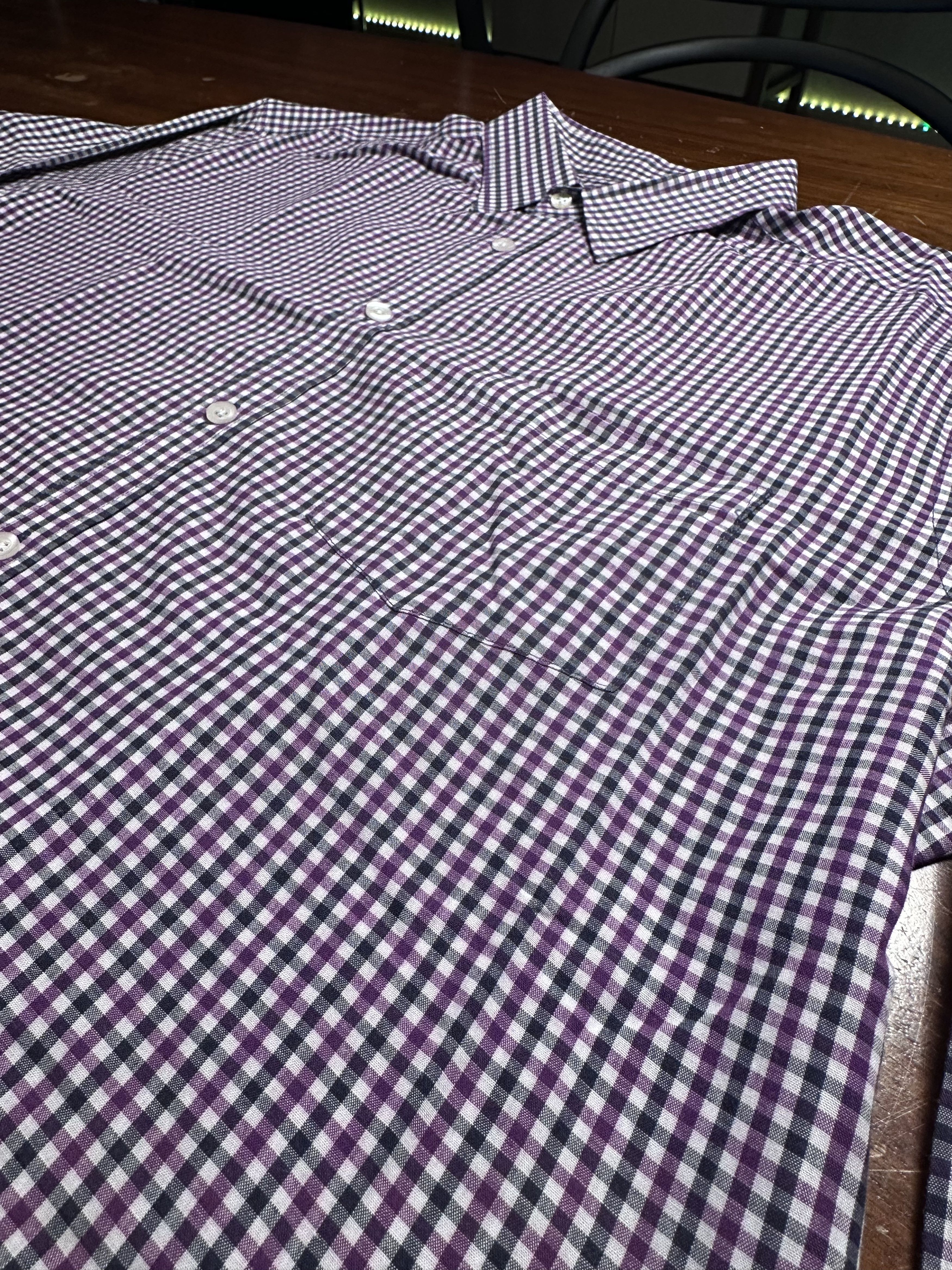 Theory Theory Gingham Check Button Down Shirt XXL Never Worn Size US XXL / EU 58 / 5 - 7 Thumbnail