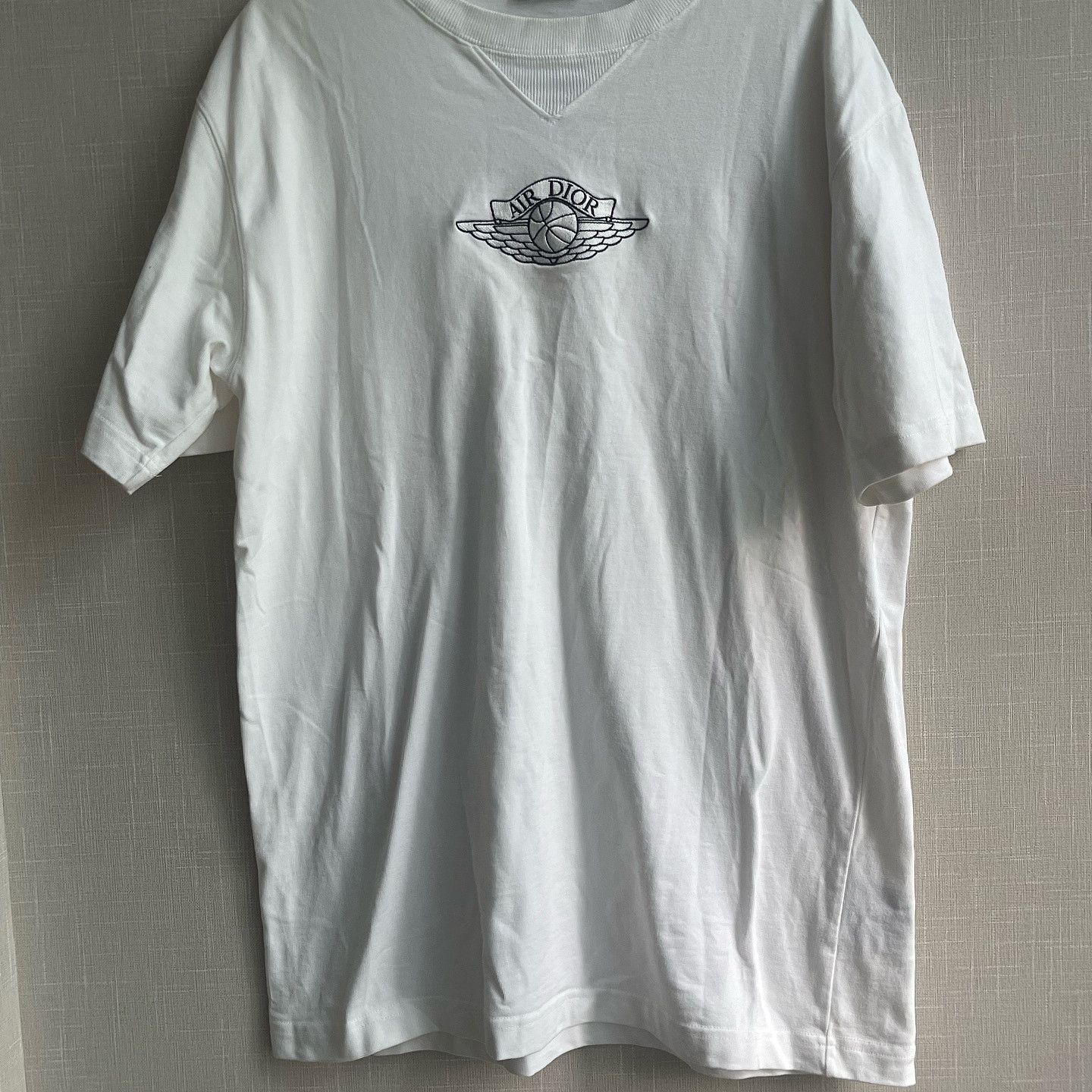 Dior × Jordan Brand Air Jordan Dior T-Shirt sz XXS | Grailed