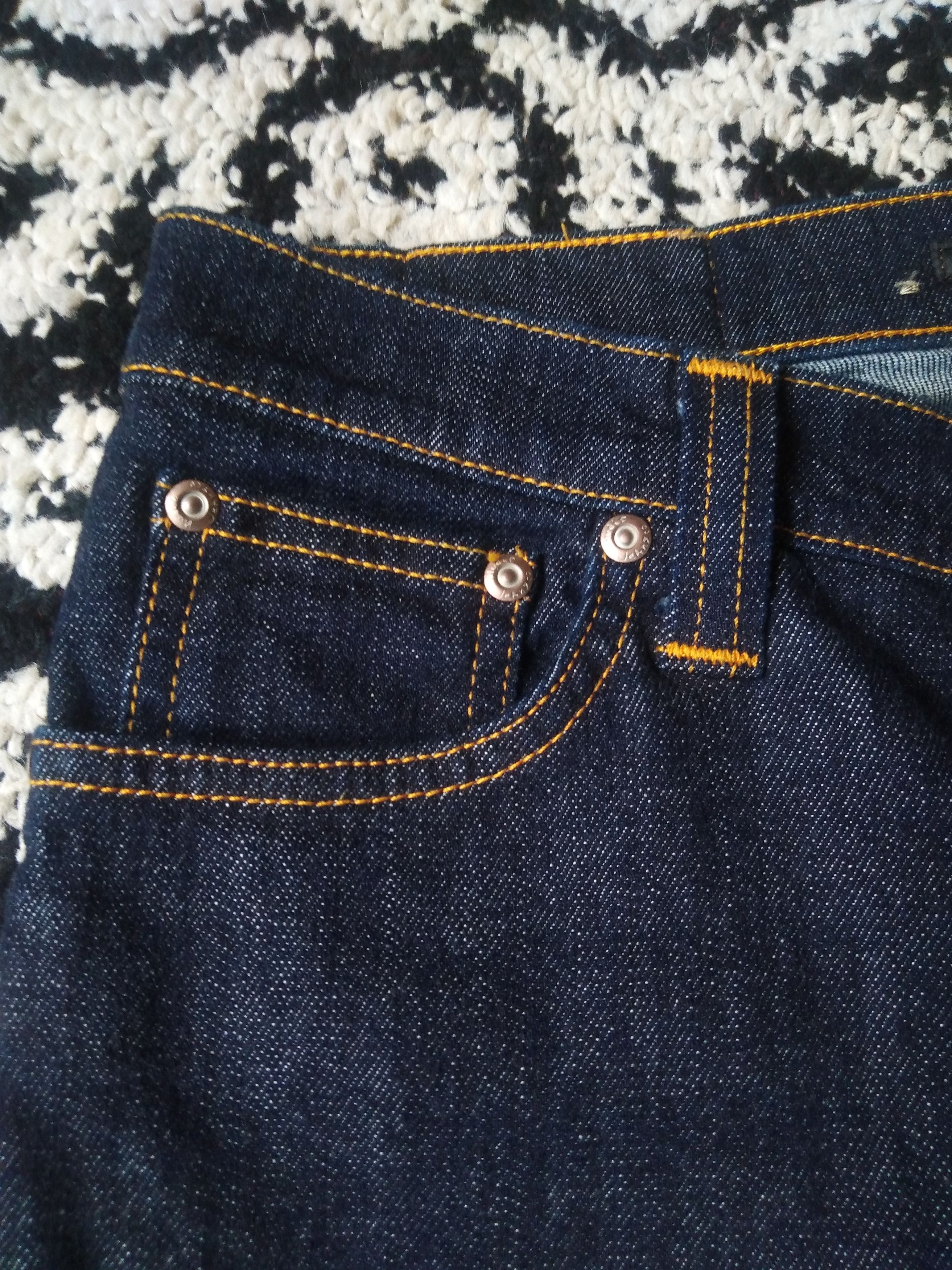 Nudie Selvedge Indigo Blue Denim Jeans Bottoms
