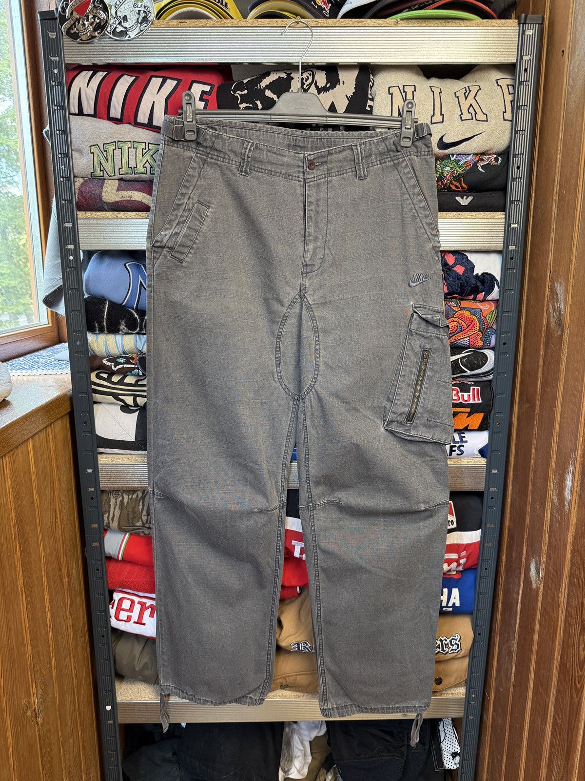 Nike × Vintage Nike Vintage Cargo Pants Travis Style Size US 34 / EU 50 - 1 Thumbnail