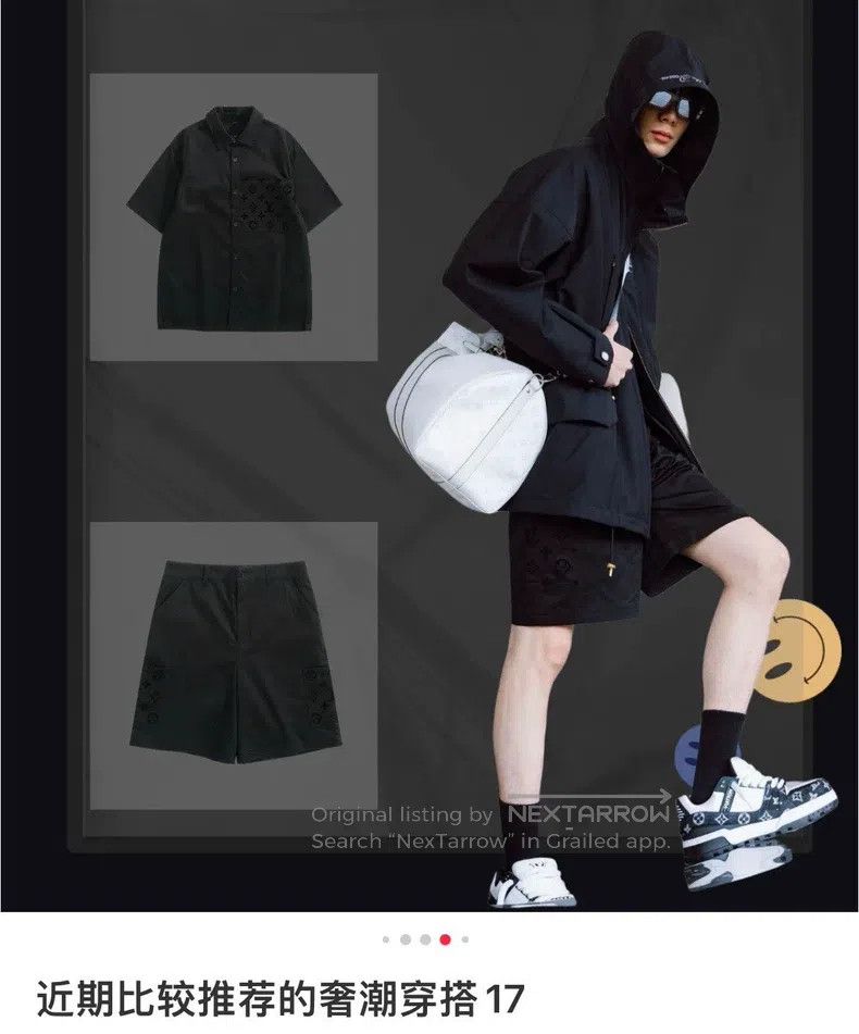 Louis Vuitton Louis Vuitton size US 50 24 New Flocked Black Shorts Size US 34 / EU 50 - 8 Thumbnail