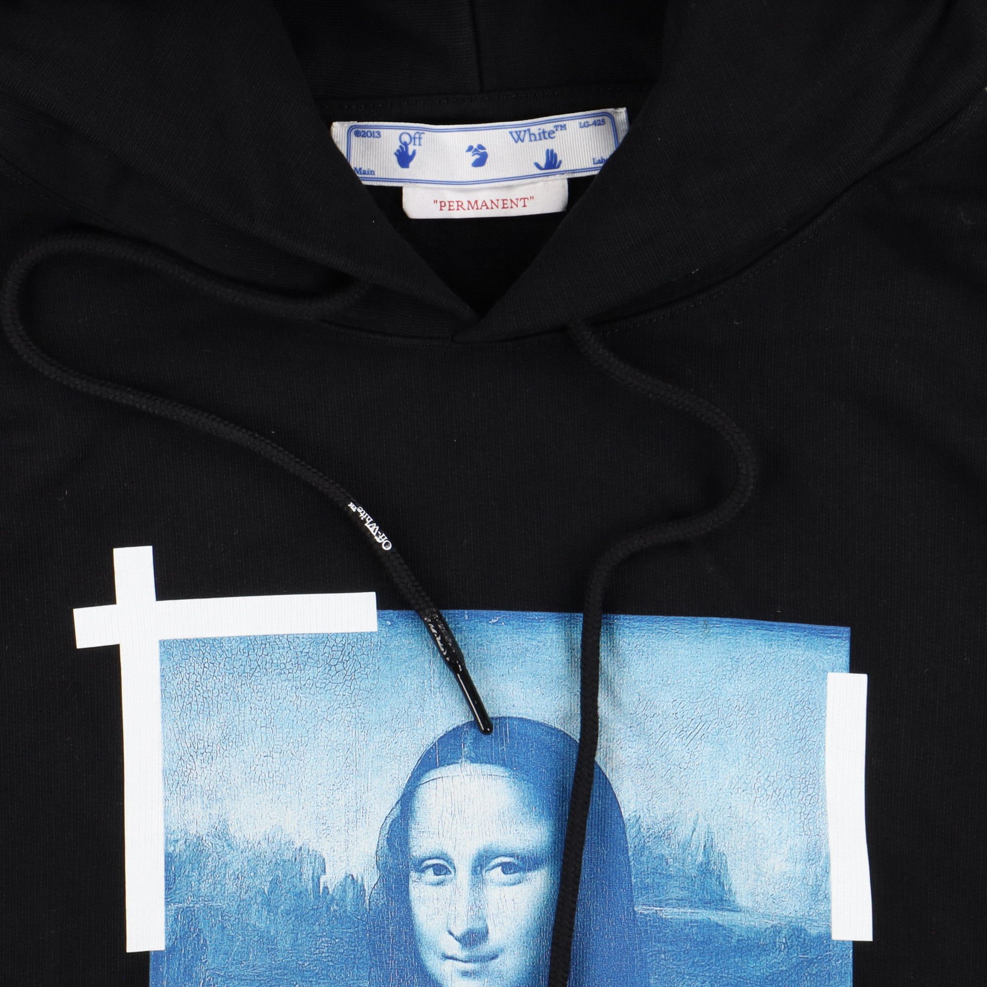 Off-White Black Mona Lisa Logo Oversized Hoodie Size US S / EU 44-46 / 1 - 6 Thumbnail