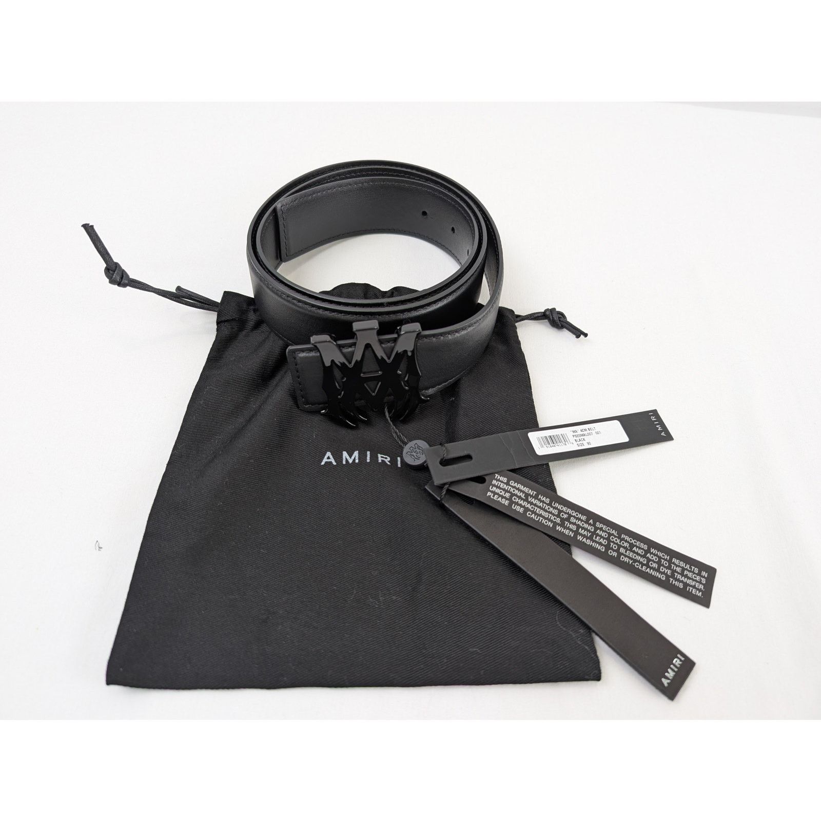 Amiri o1rshd1 Size: 90cm / 4cm MA Belt in Black Size 36 - 19 Thumbnail