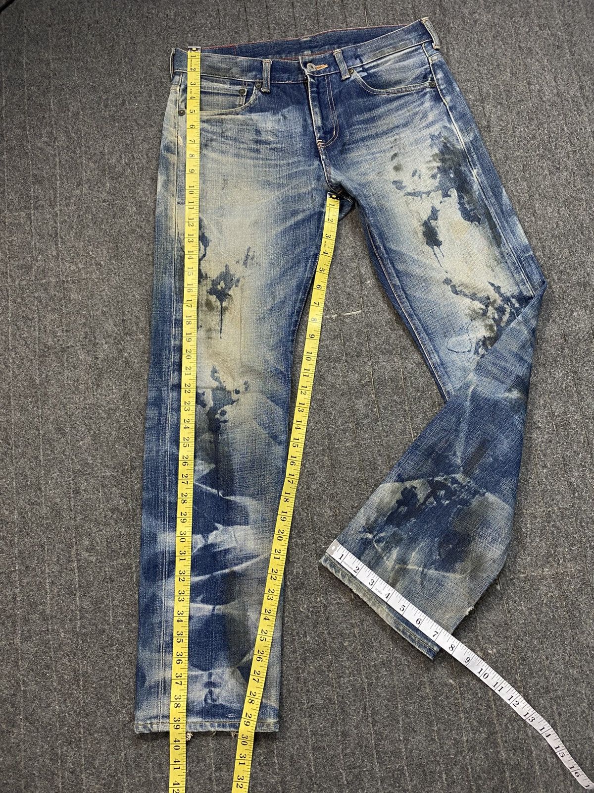 Japanese Brand Soul Of Freedom SOF Indigo Denim Jeans Straight Cut Size 32 Size US 32 / EU 48 - 15 Thumbnail