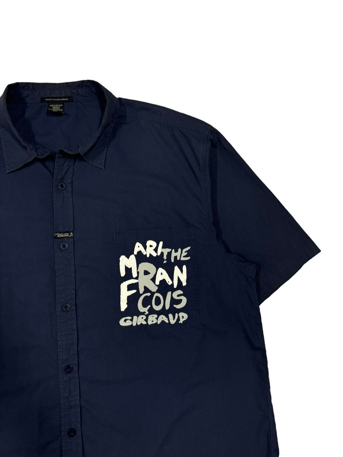 Marithe + Francois Girbaud Vtg🔥Marithe Francois Girbaud Printed Button Ups Shirt Size US XXL / EU 58 / 5 - 6 Thumbnail
