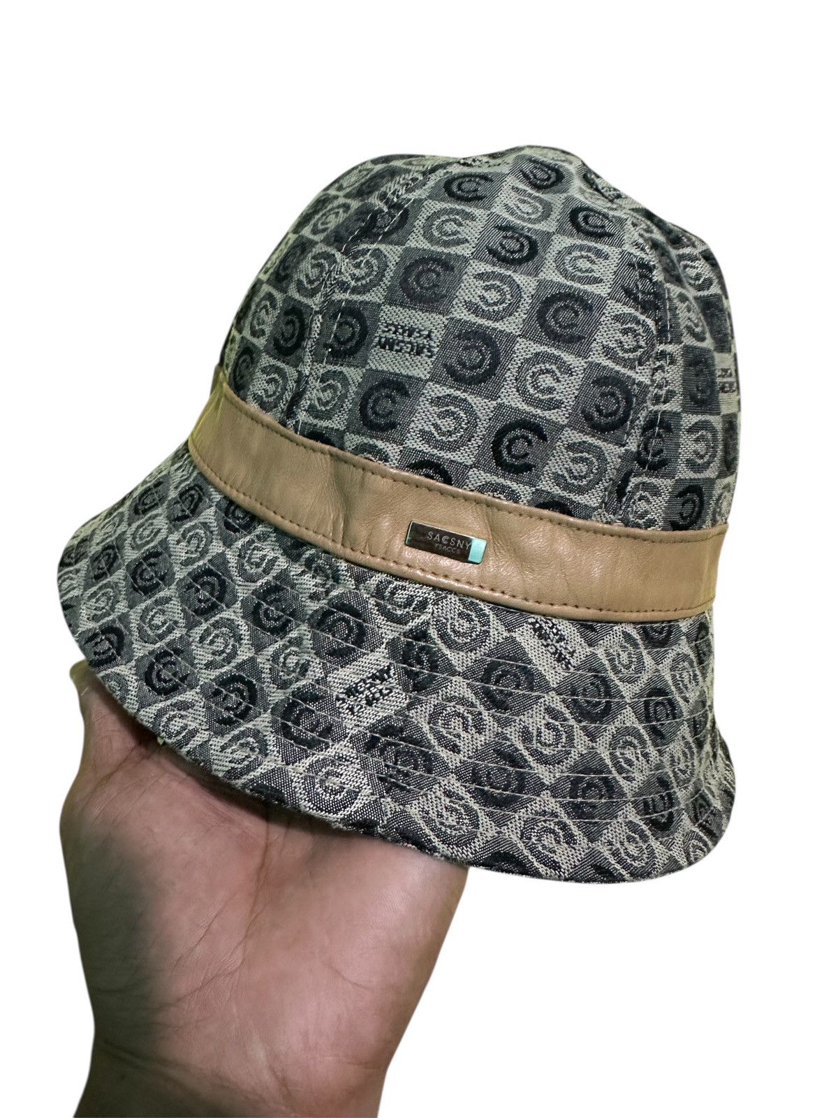 Yohji Yamamoto Yohji Yamamoto Sacsny Y's accs Bucket Hat Monogram Size ONE SIZE - 3 Thumbnail