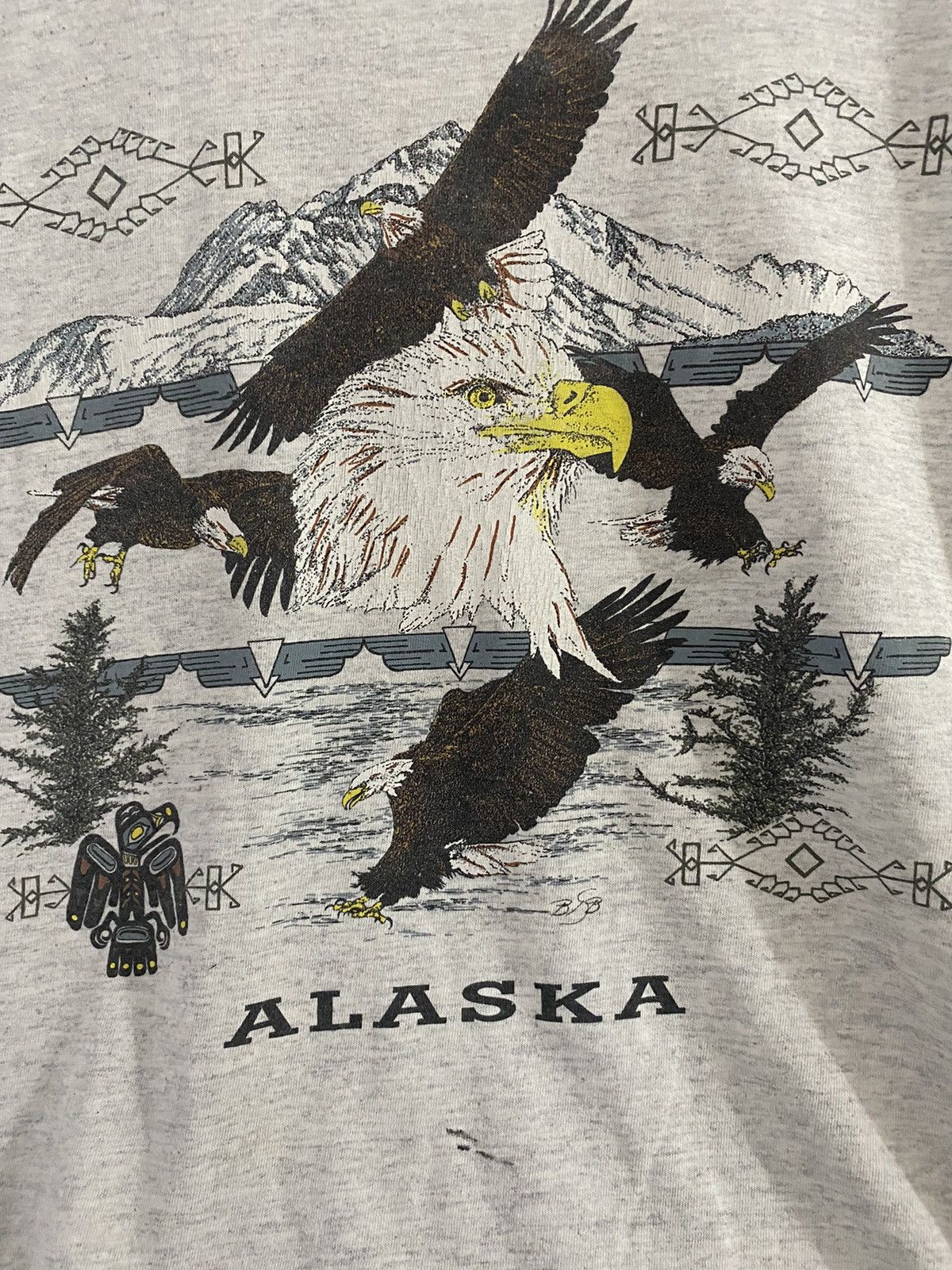 Vintage Alaska jerzees tag Size US XL / EU 56 / 4 - 2 Thumbnail