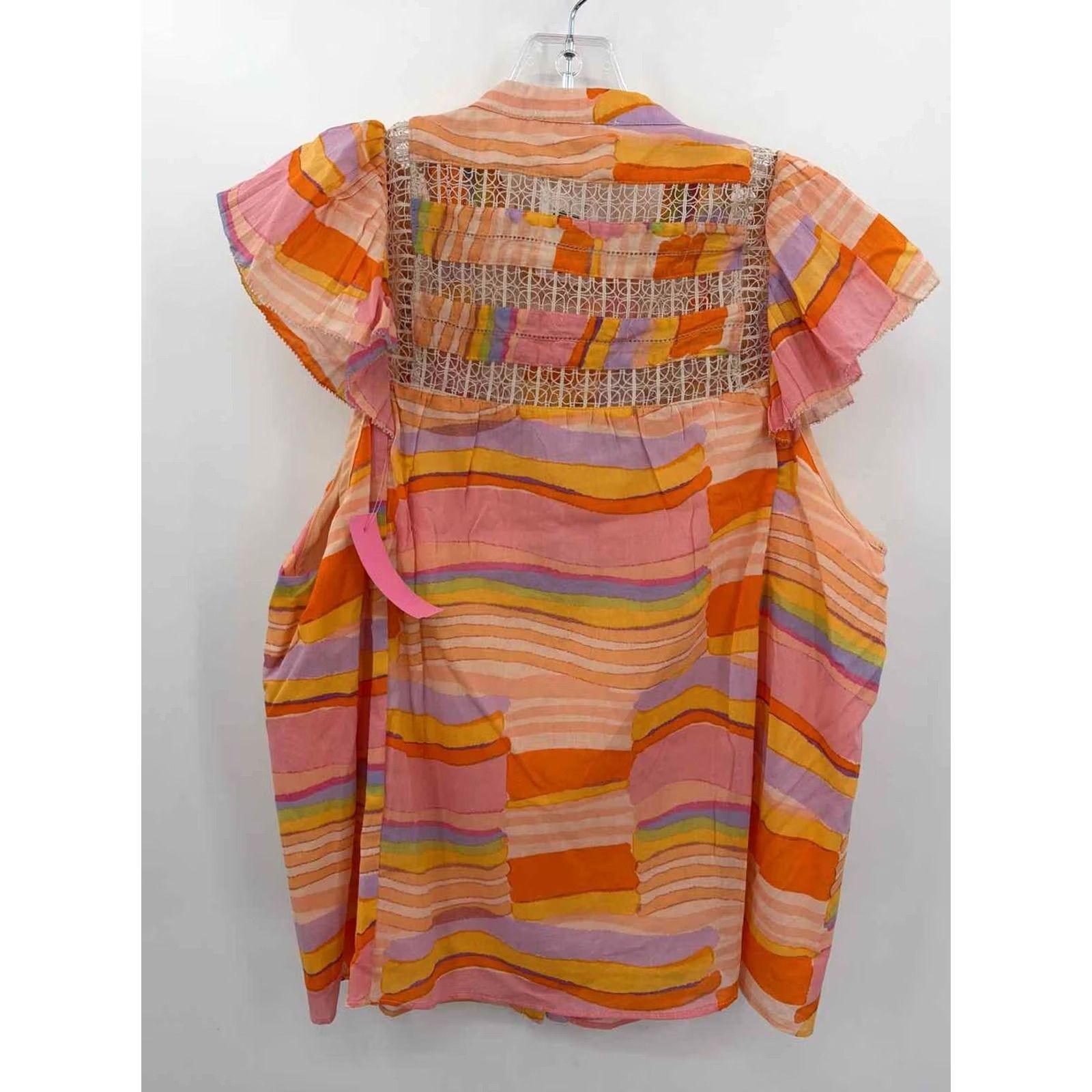 Vintage Karlie Orange Size Medium Blouse Size M / US 6-8 / IT 42-44 - 2 Thumbnail