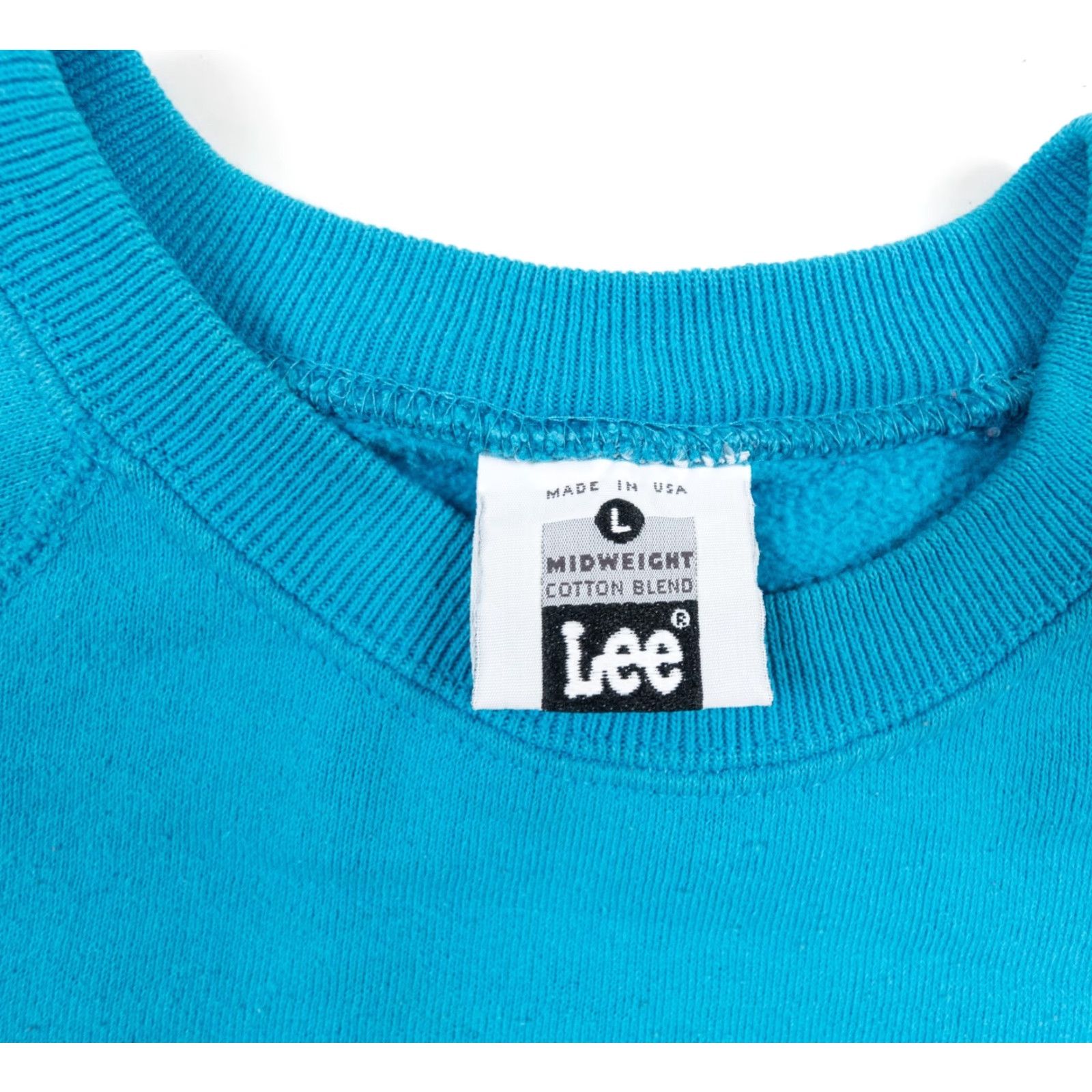 Lee VINTAGE Lee Sweatshirt Adult Large Blue Crewneck 90s Pullover Raglan Sweater Shirt Mens Hoodie? Size US L / EU 52-54 / 3 - 6 Thumbnail