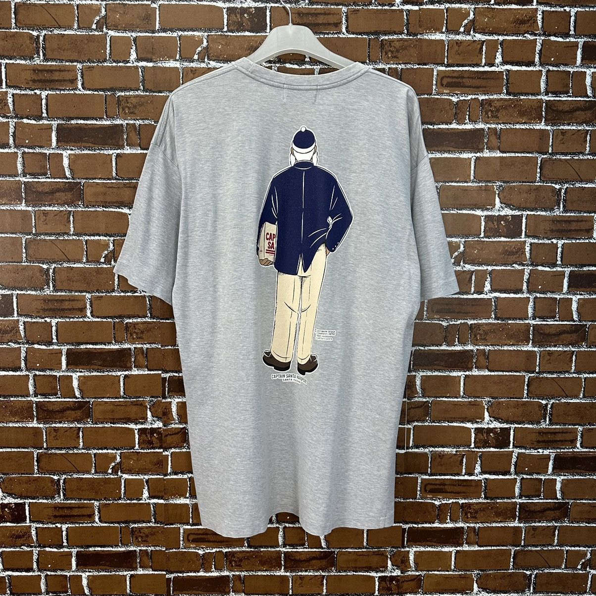 Captain Santors Vintage Captain Santa 80s Backheat Tshirt A862 Size US L / EU 52-54 / 3 - 4 Thumbnail