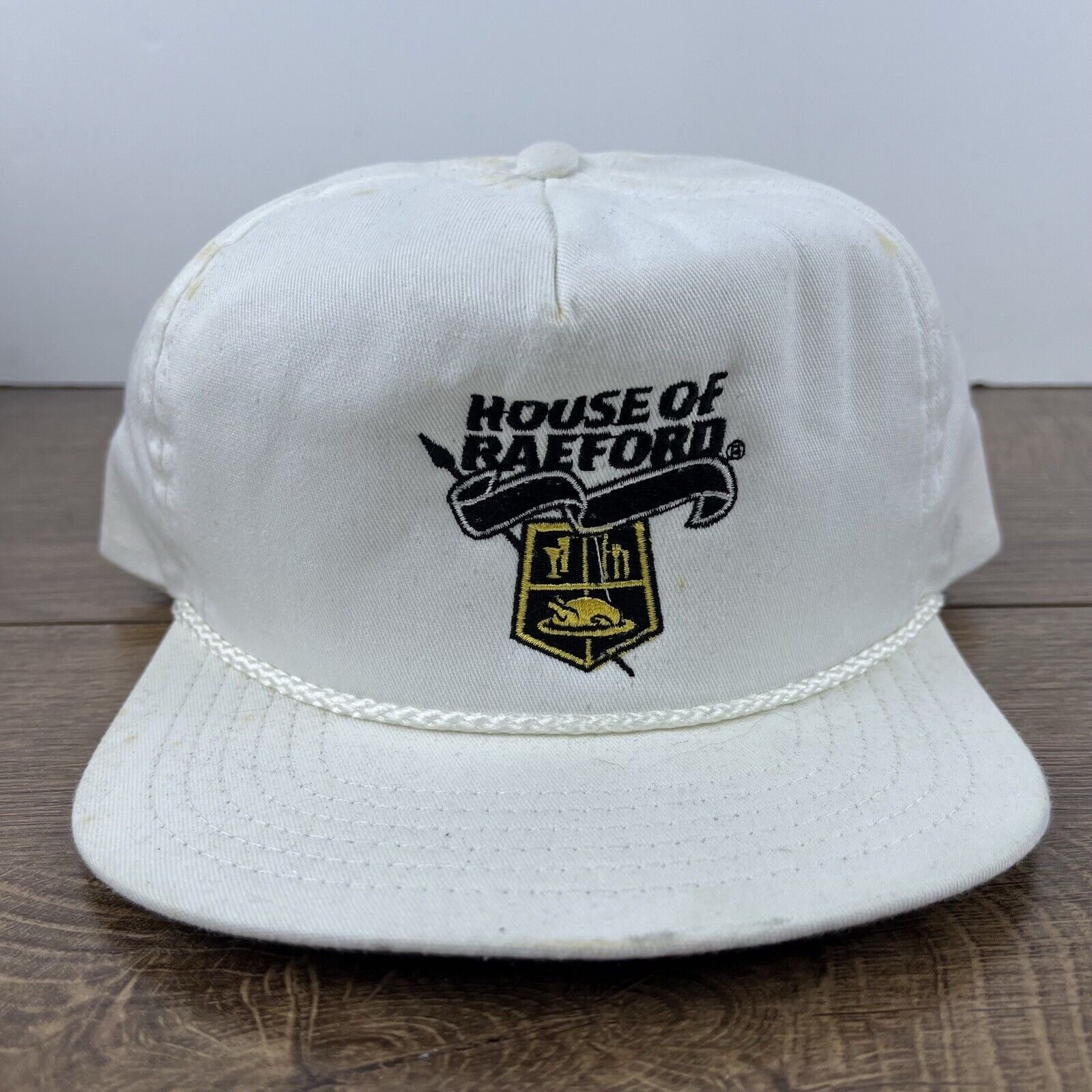 Other House of Raeford Hat Snapback Hat White Hat Adjustable White Size ONE SIZE - 4 Thumbnail