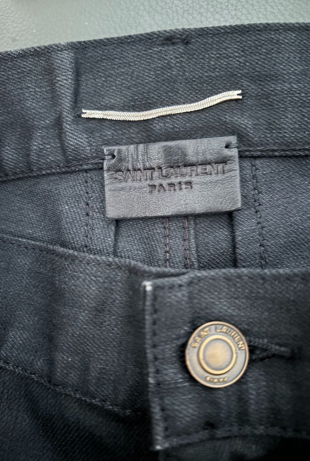 Saint Laurent Paris Saint Laurent SLP 2016FW Black Tight Jeans Size US 31 - 3 Thumbnail