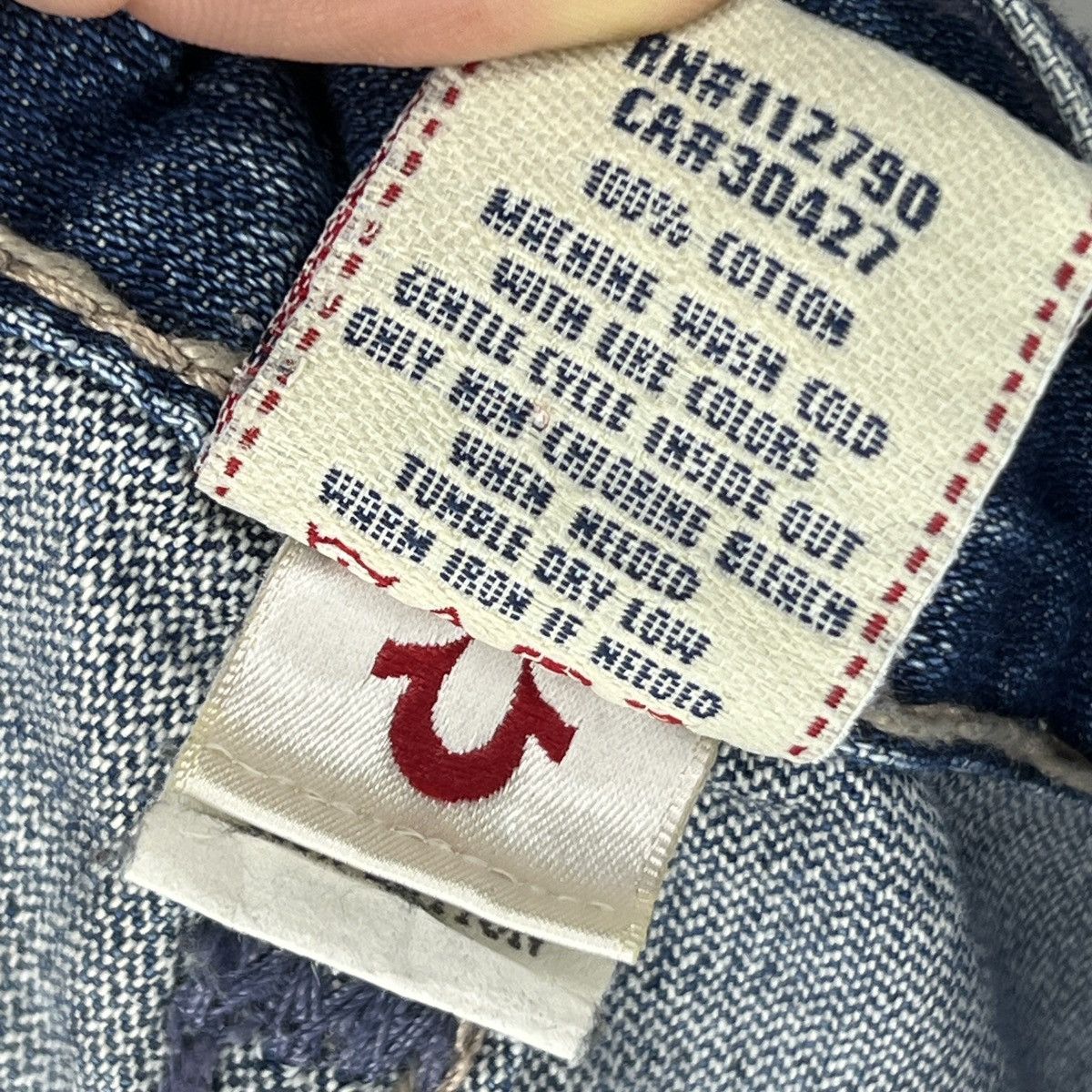 True Religion × Vintage True Religion Denim Jeans Trousers Pants Embroidered Logo Size US 32 / EU 48 - 9 Thumbnail