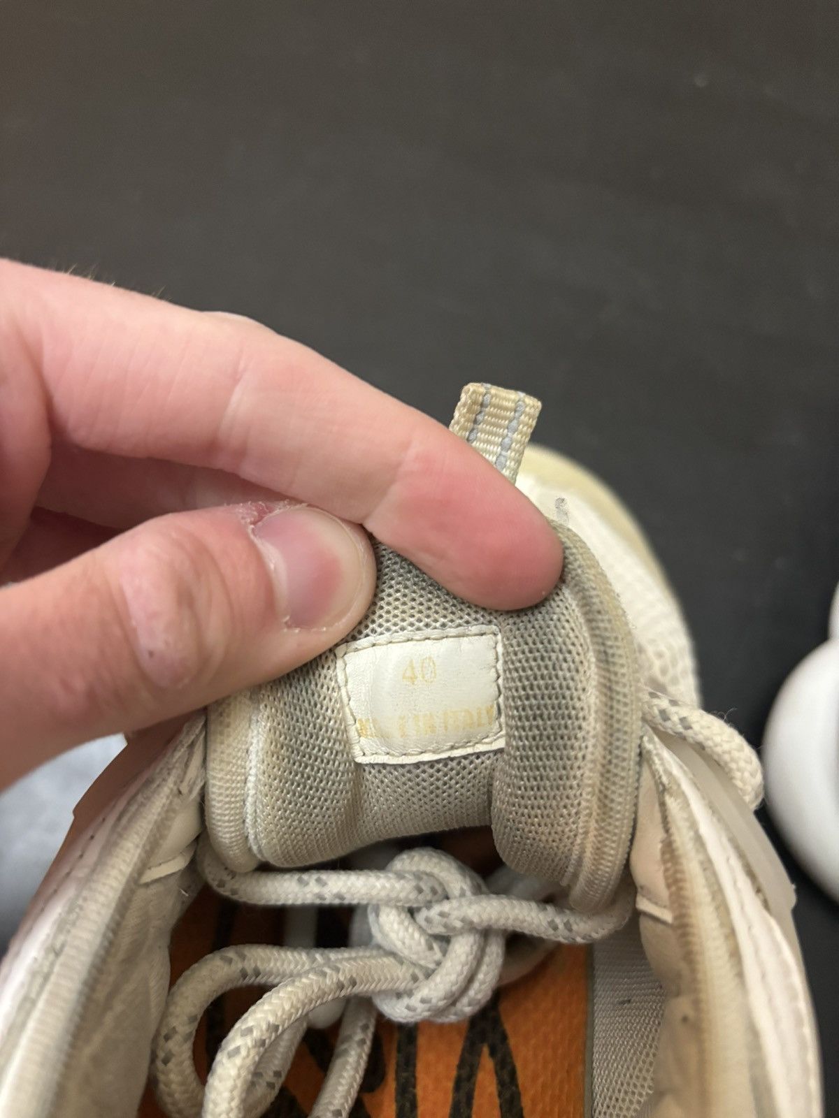 Versace Versace Chain Reaction Suede Sneakers White Size US 7 / EU 40 - 8 Thumbnail