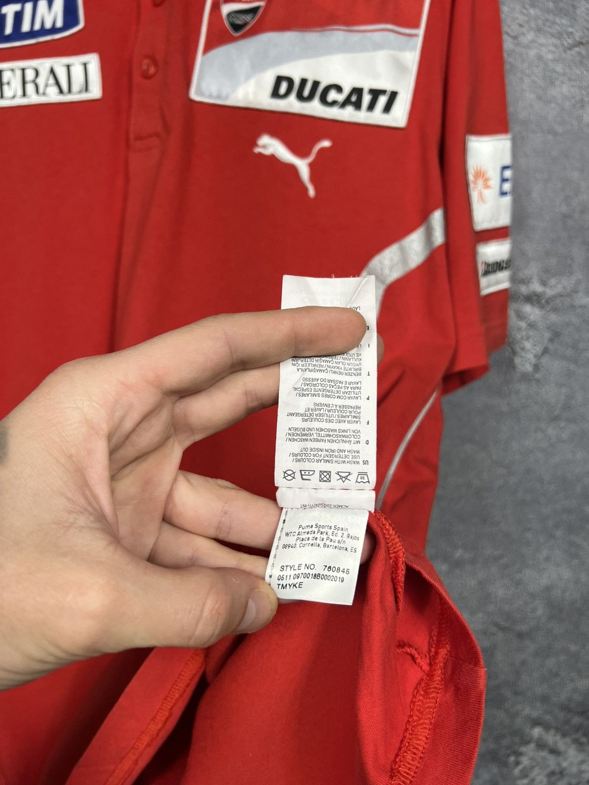 Puma Vintage Puma x Ducati Racing Polo T-shirt Jersey Size XXL Size US XXL / EU 58 / 5 - 14 Thumbnail