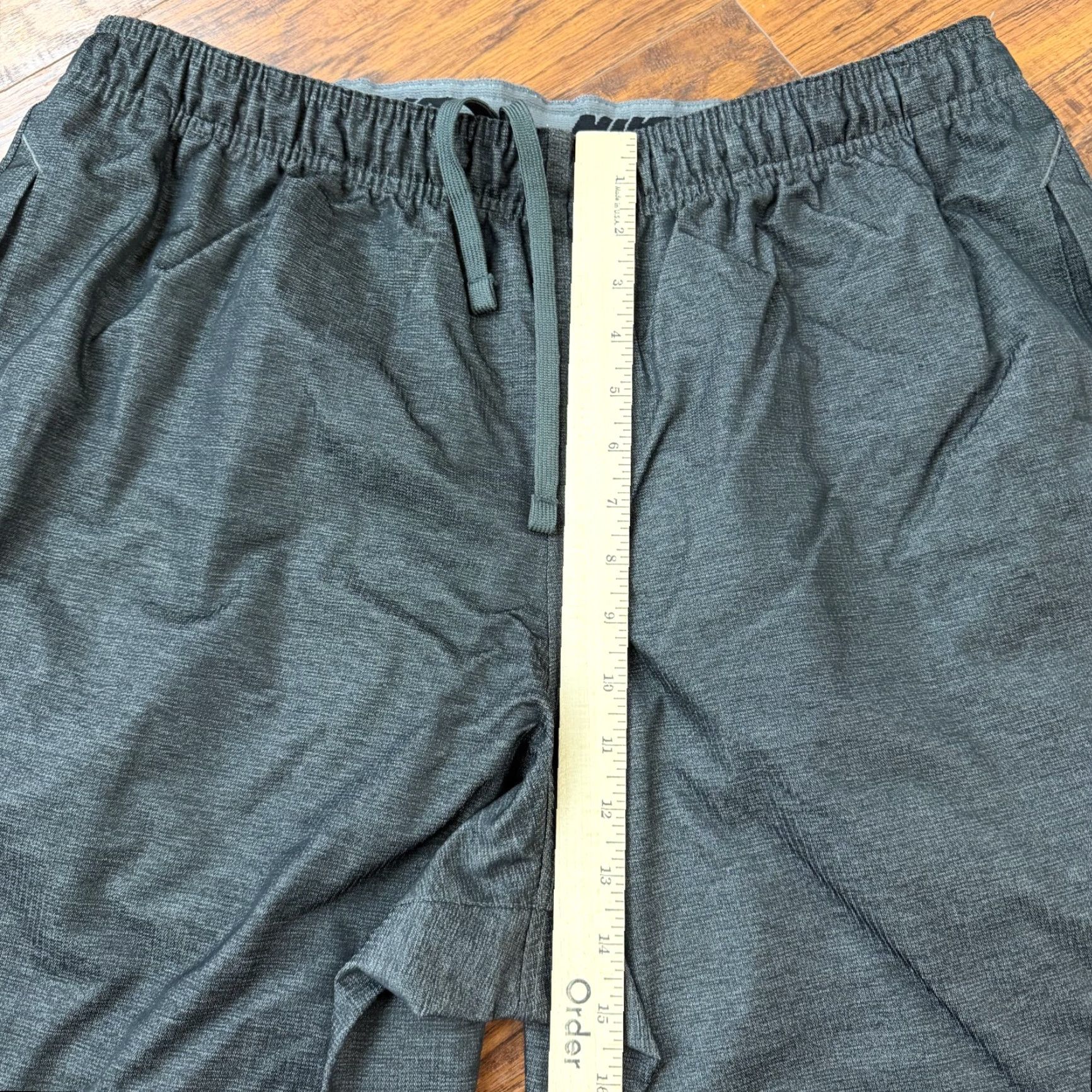 Nike Nike Storm-FIT Pants Mens 2XL Gray Waterproof Lined Zip Ankle Nylon Rain Pants Size US 39 - 4 Thumbnail