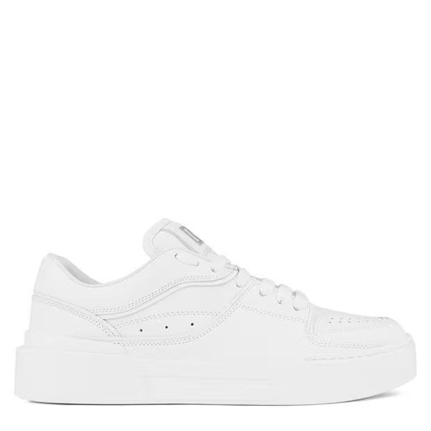Dolce & Gabbana o1g2r1mq1024 Calfskin Nappa New Rom Sneakers in White Size US 7 / IT 37 - 1 Thumbnail