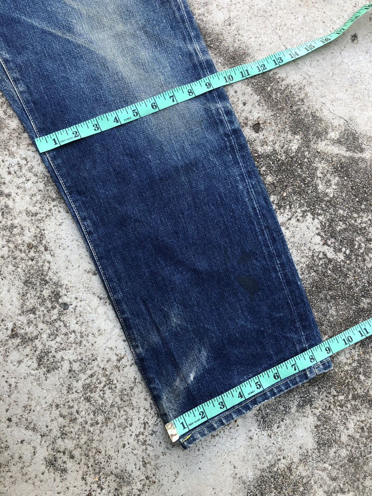 HOLLYWOOD RANCH MARKET × Japanese Brand SELVEDGE PAINTED DENIM BY HRM Size US 30 / EU 46 - 17 Thumbnail