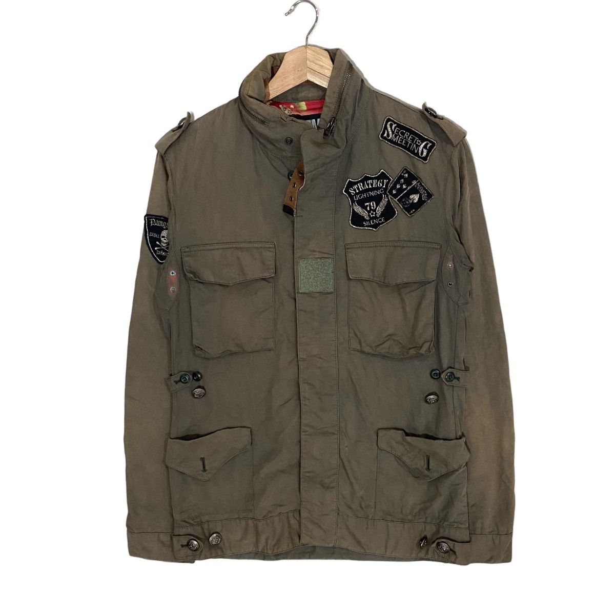If Six Was Nine × PPFM 🔥VINTAGES PPFM SKULLS MILITARY PARKA JACKET Size US S / EU 44-46 / 1 - 2 Thumbnail