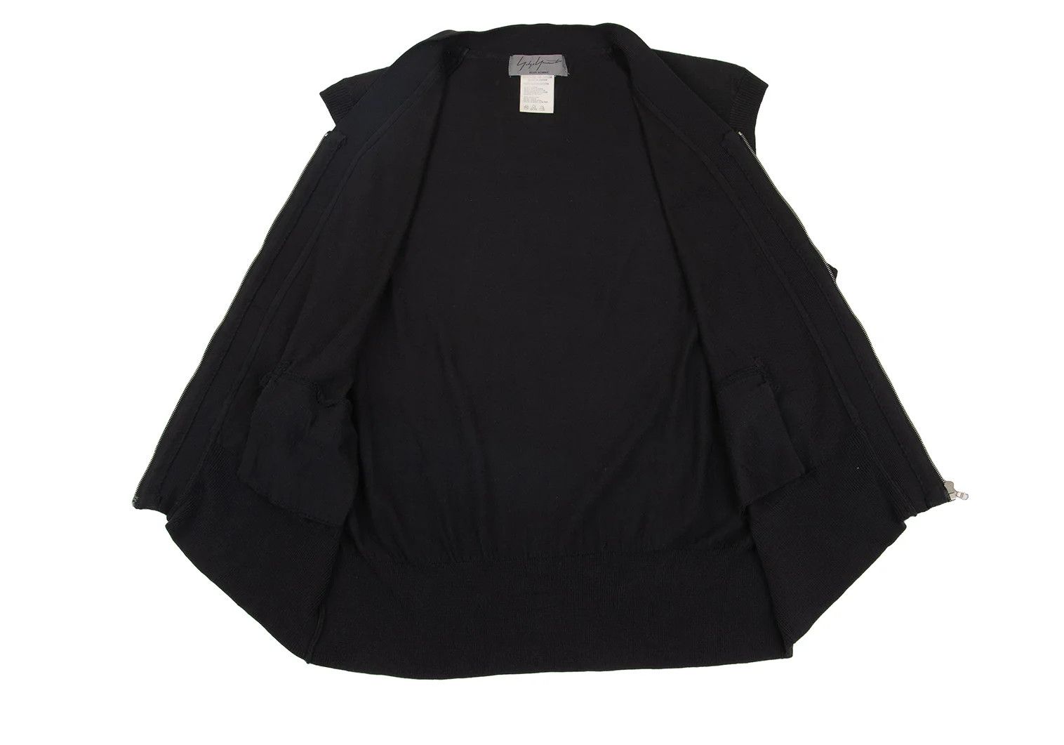 Yohji Yamamoto Yohji Yamamoto Cotton Zip-up Sleeveless Knit Size US M / EU 48-50 / 2 - 8 Thumbnail