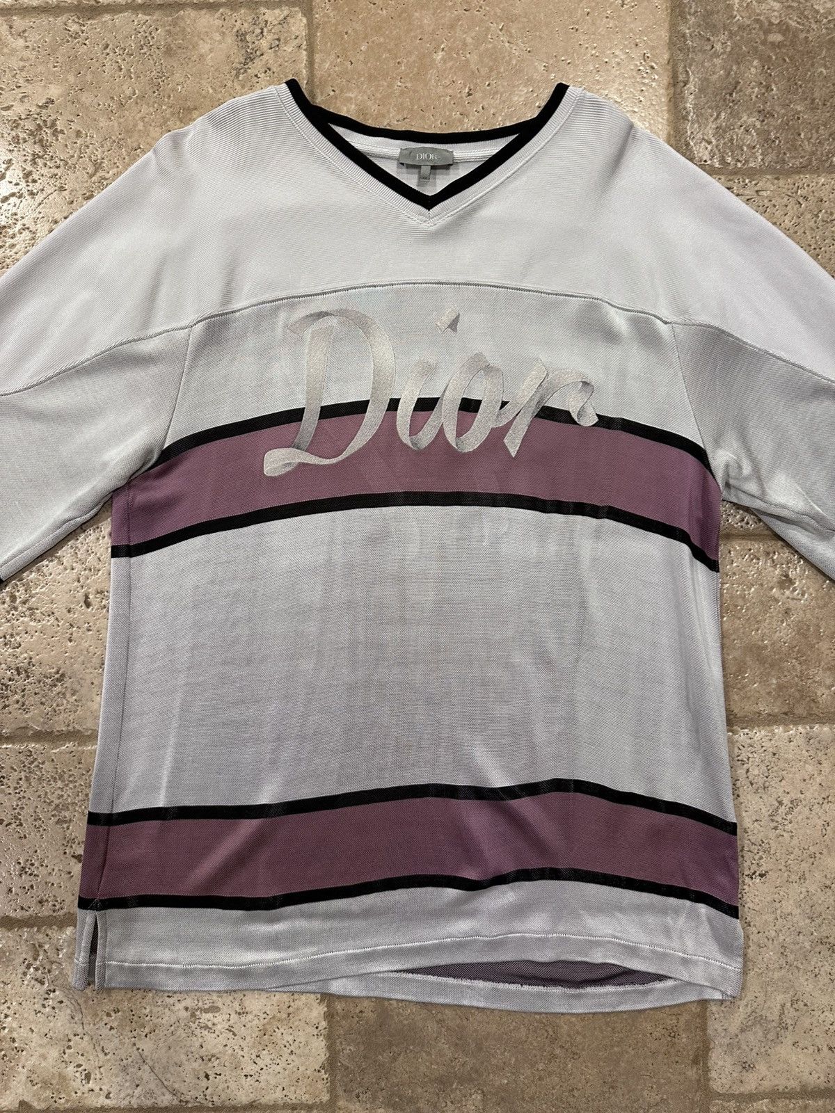 Dior Dior x Kim Jones Embroidered Logo 47 Hockey Jersey 2022 Size US M / EU 48-50 / 2 - 6 Thumbnail